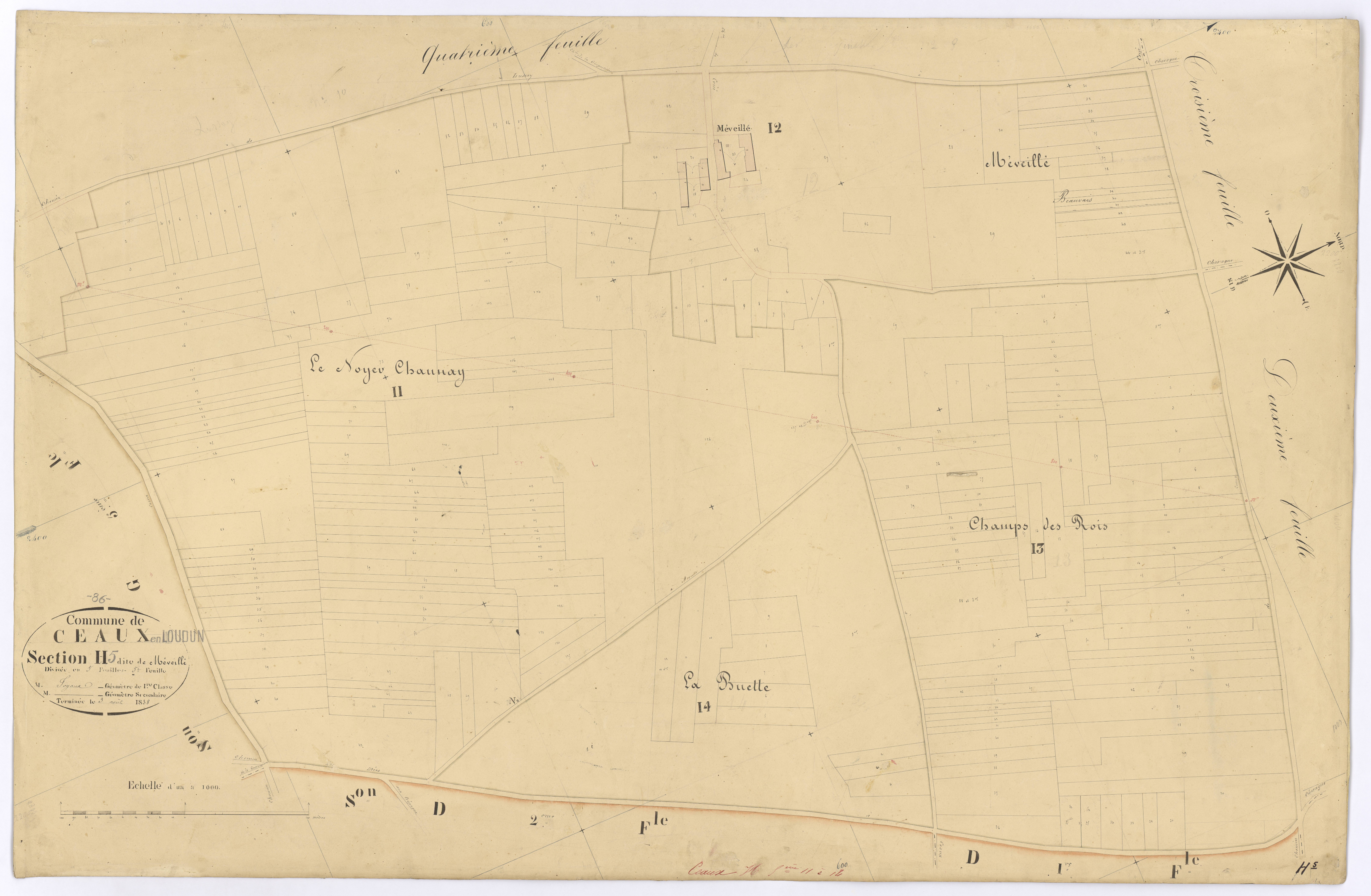 Ceaux-en-Loudun - FRAD086_cadastre Plans 