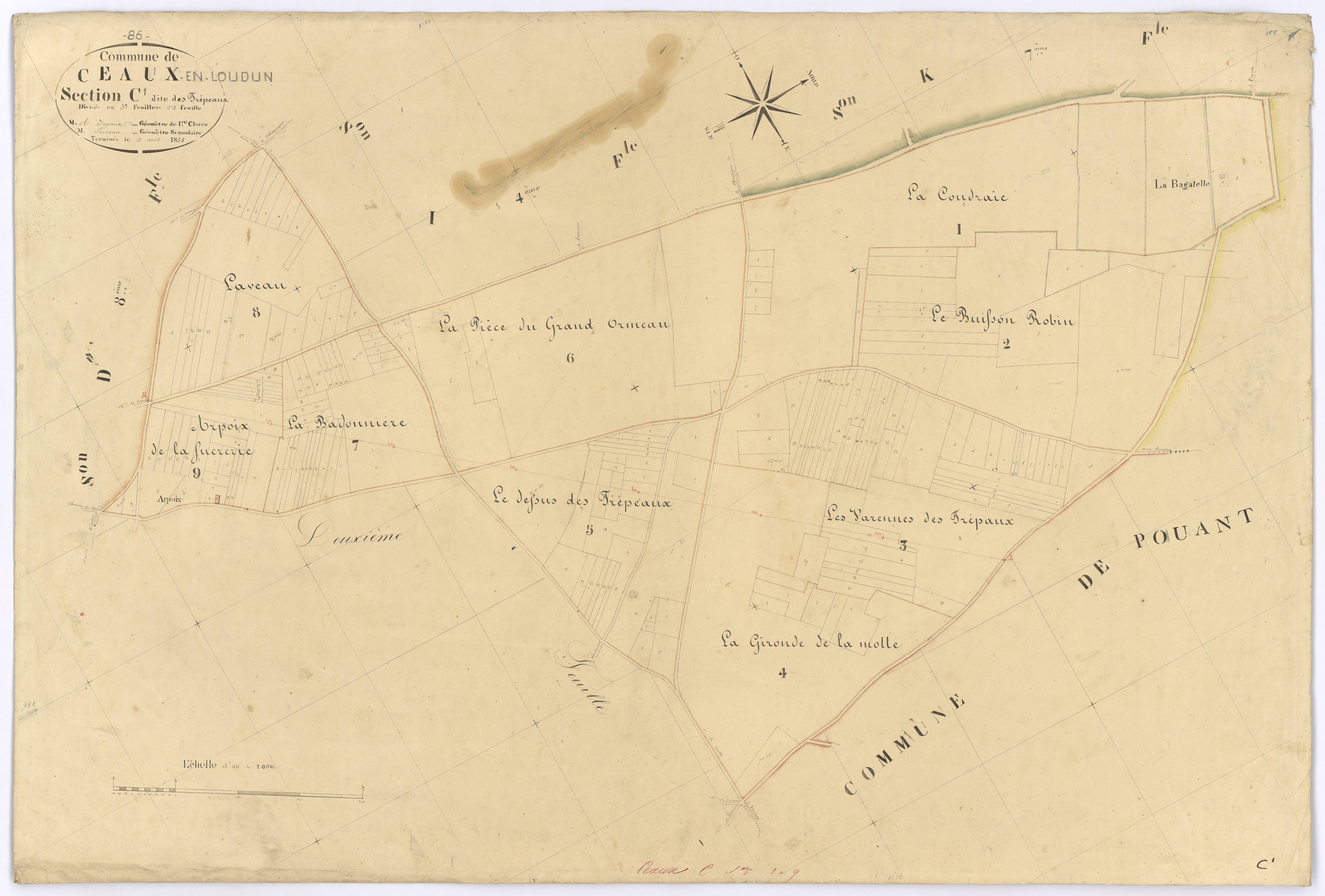 Ceaux-en-Loudun - FRAD086_cadastre Plans 