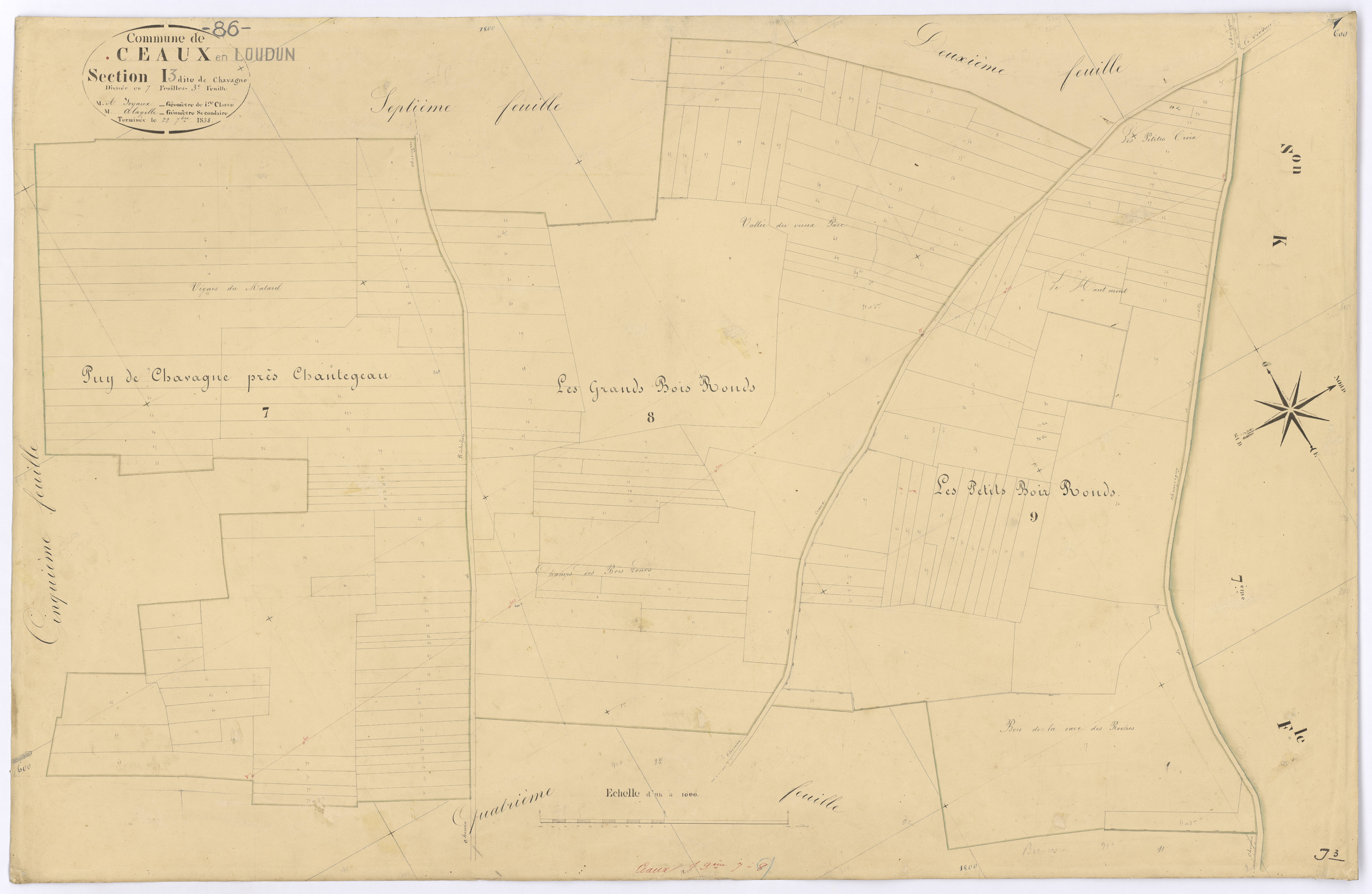Ceaux-en-Loudun - FRAD086_cadastre Plans 
