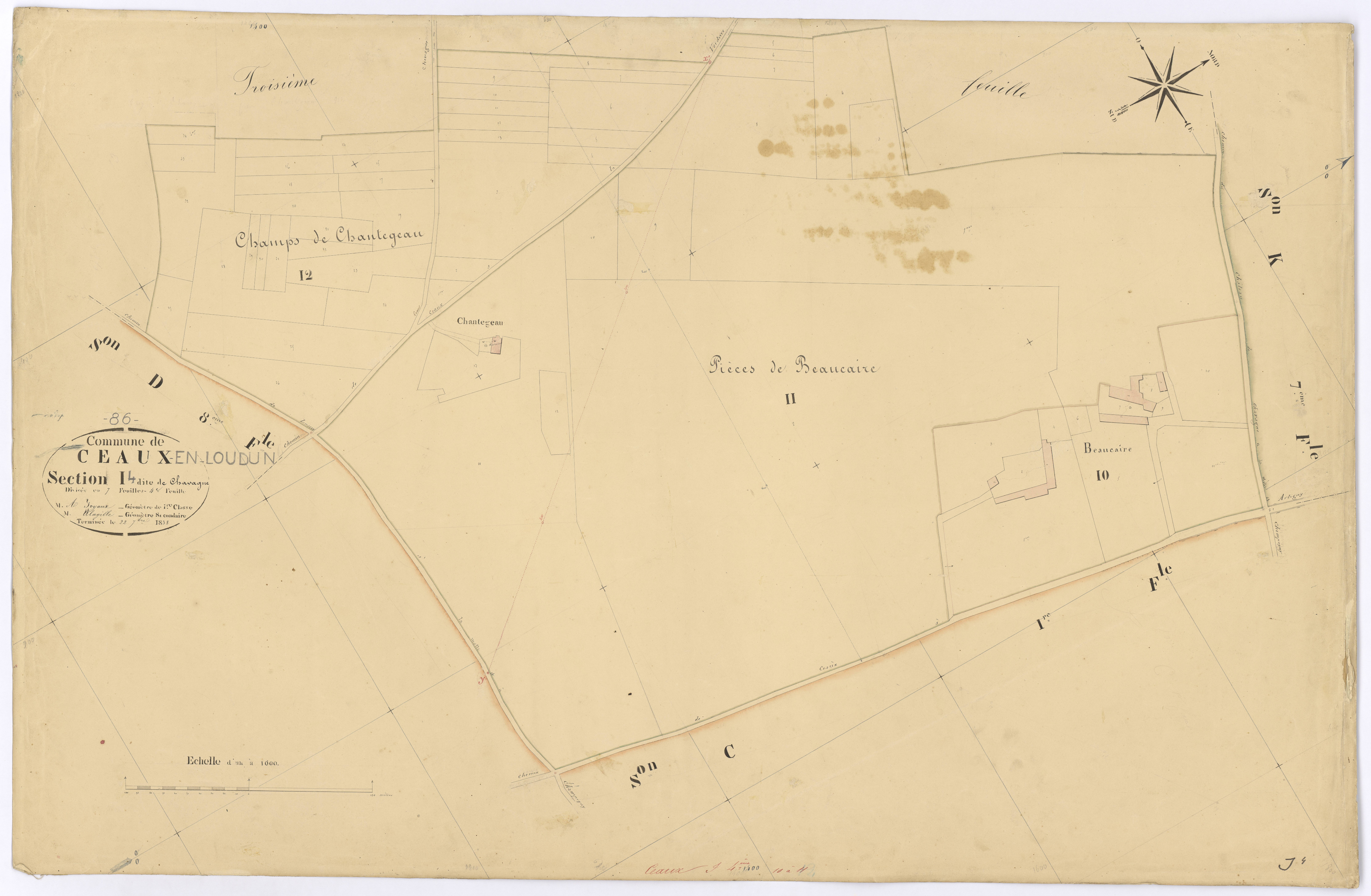 Ceaux-en-Loudun - FRAD086_cadastre Plans 