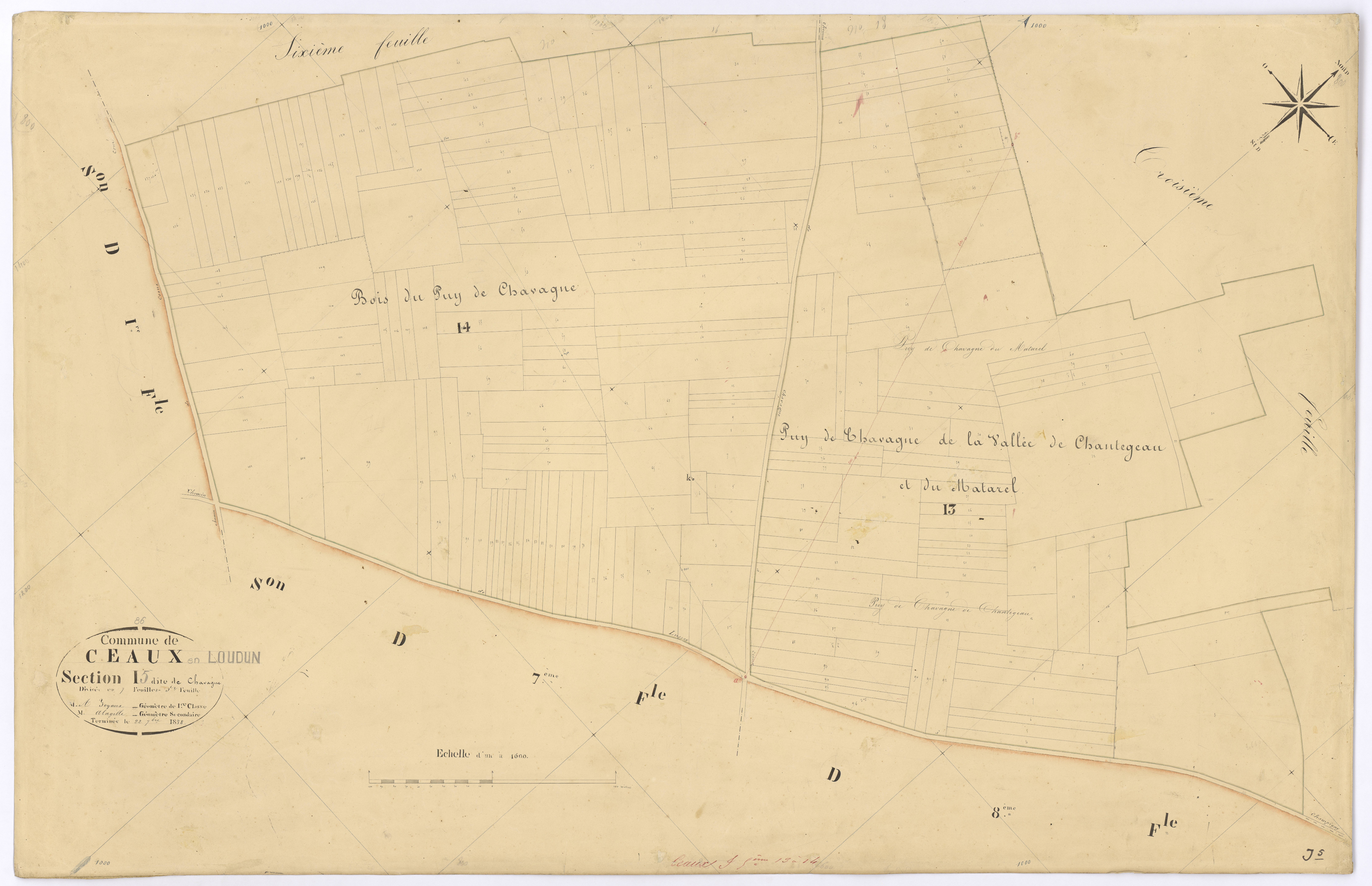 Ceaux-en-Loudun - FRAD086_cadastre Plans 