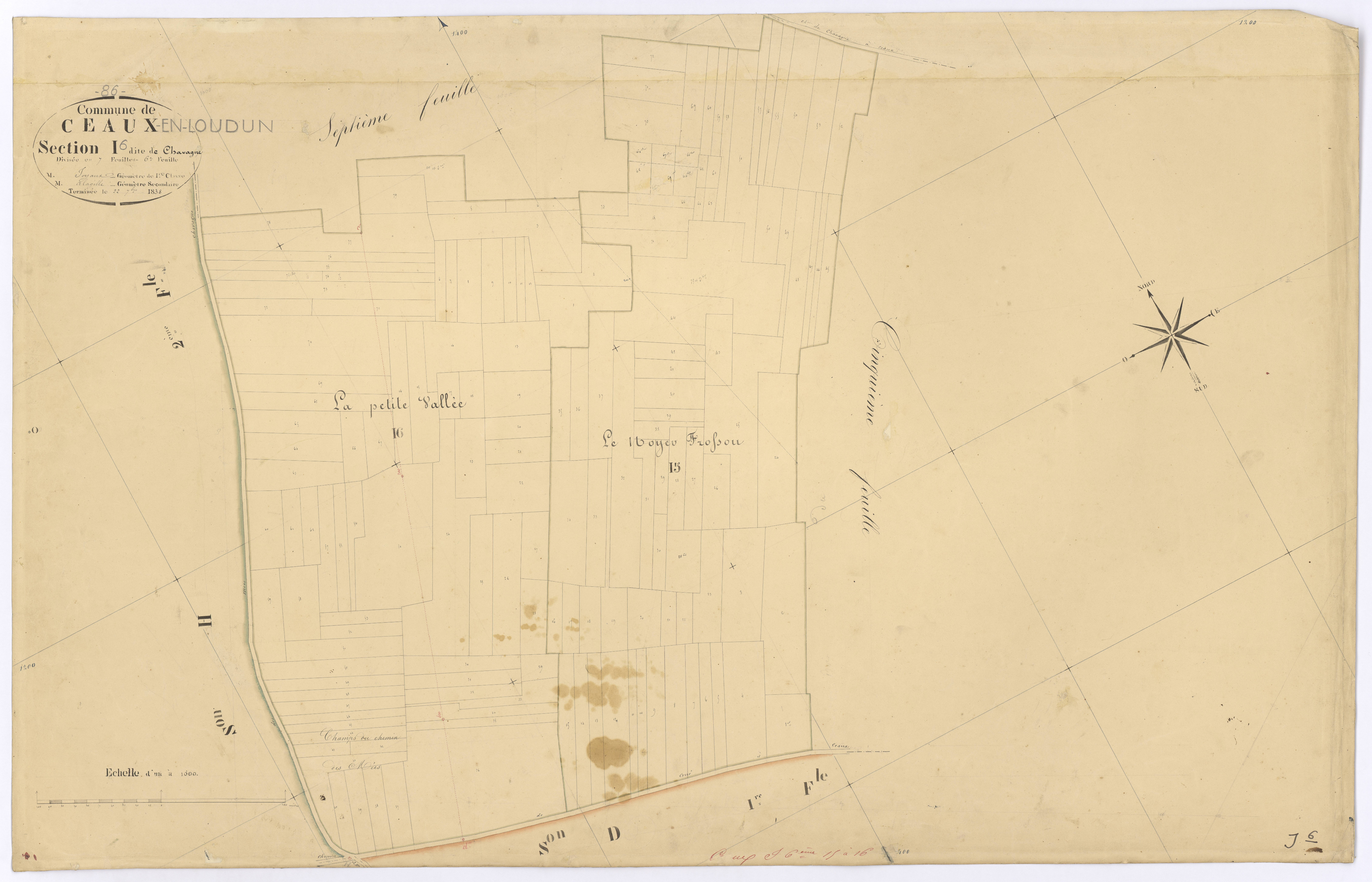 Ceaux-en-Loudun - FRAD086_cadastre Plans 