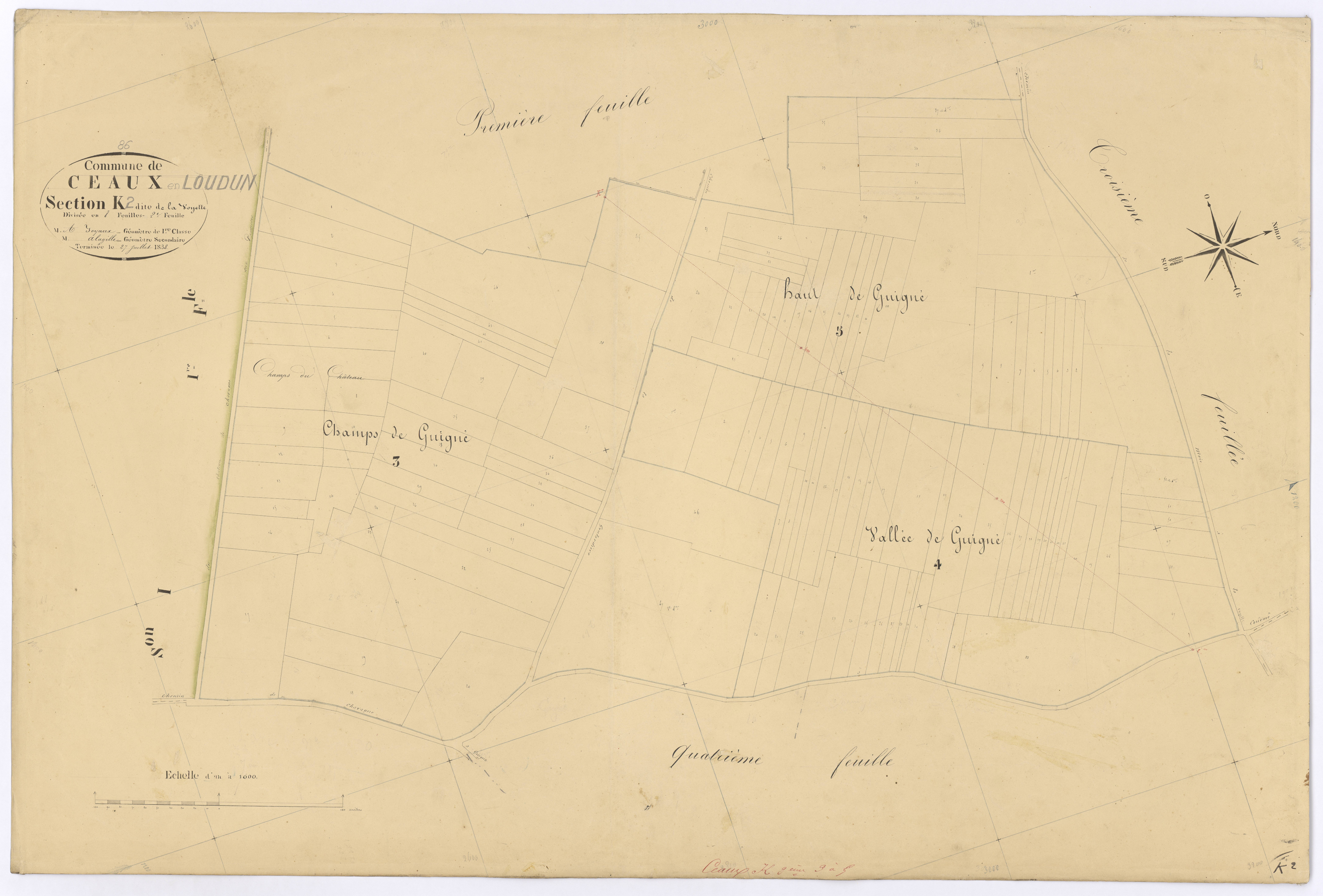 Ceaux-en-Loudun - FRAD086_cadastre Plans 