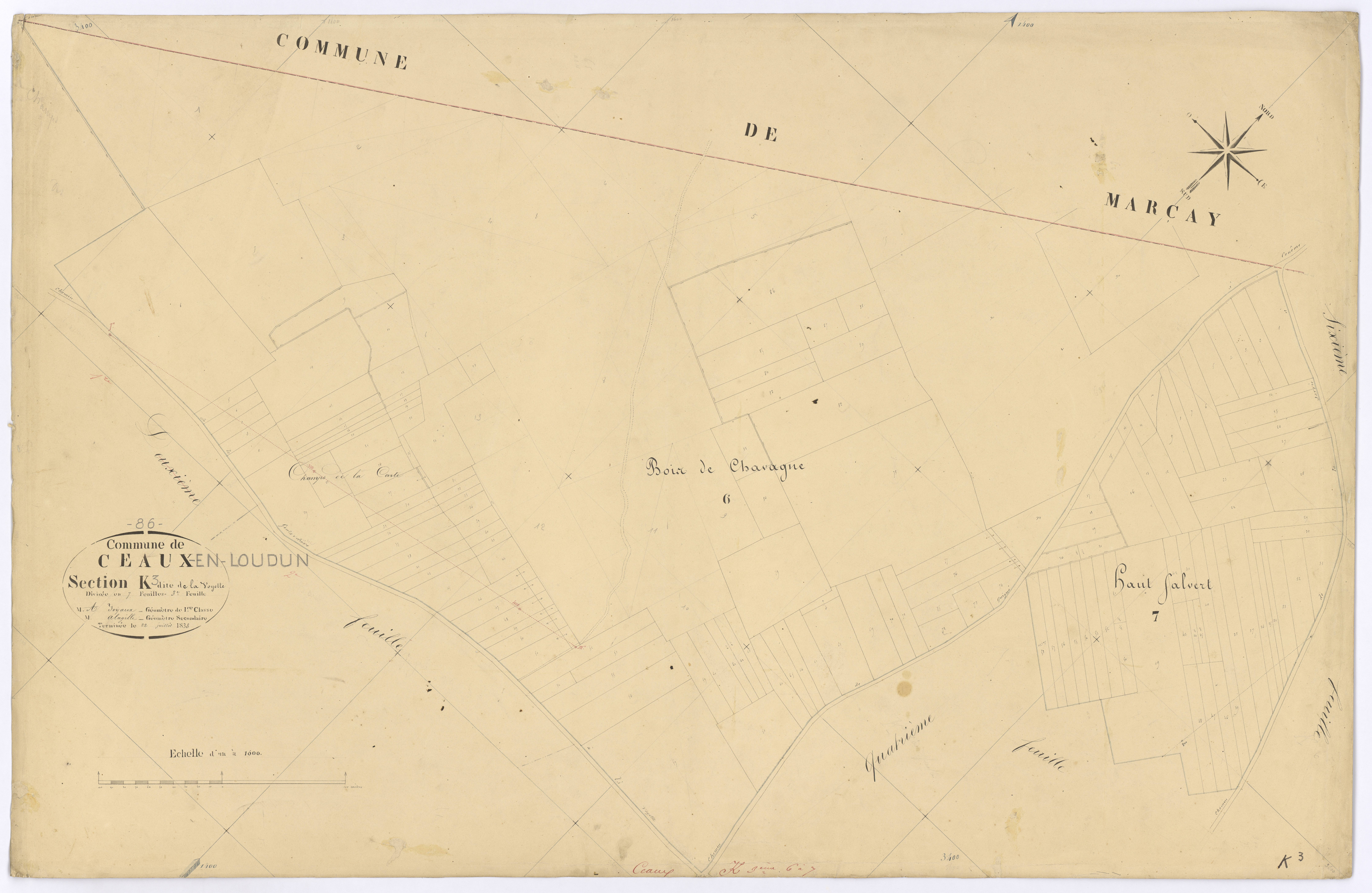 Ceaux-en-Loudun - FRAD086_cadastre Plans 