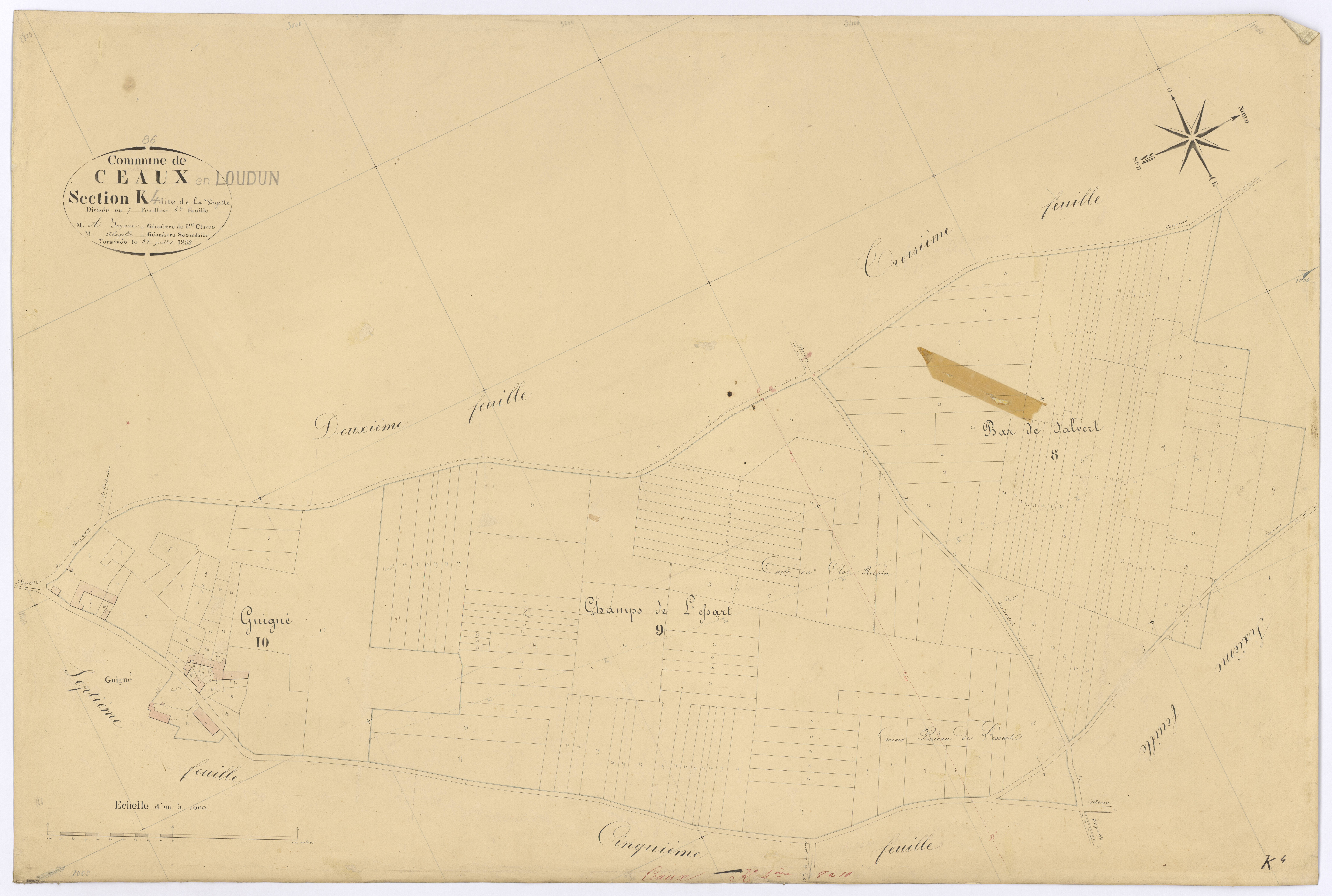 Ceaux-en-Loudun - FRAD086_cadastre Plans 