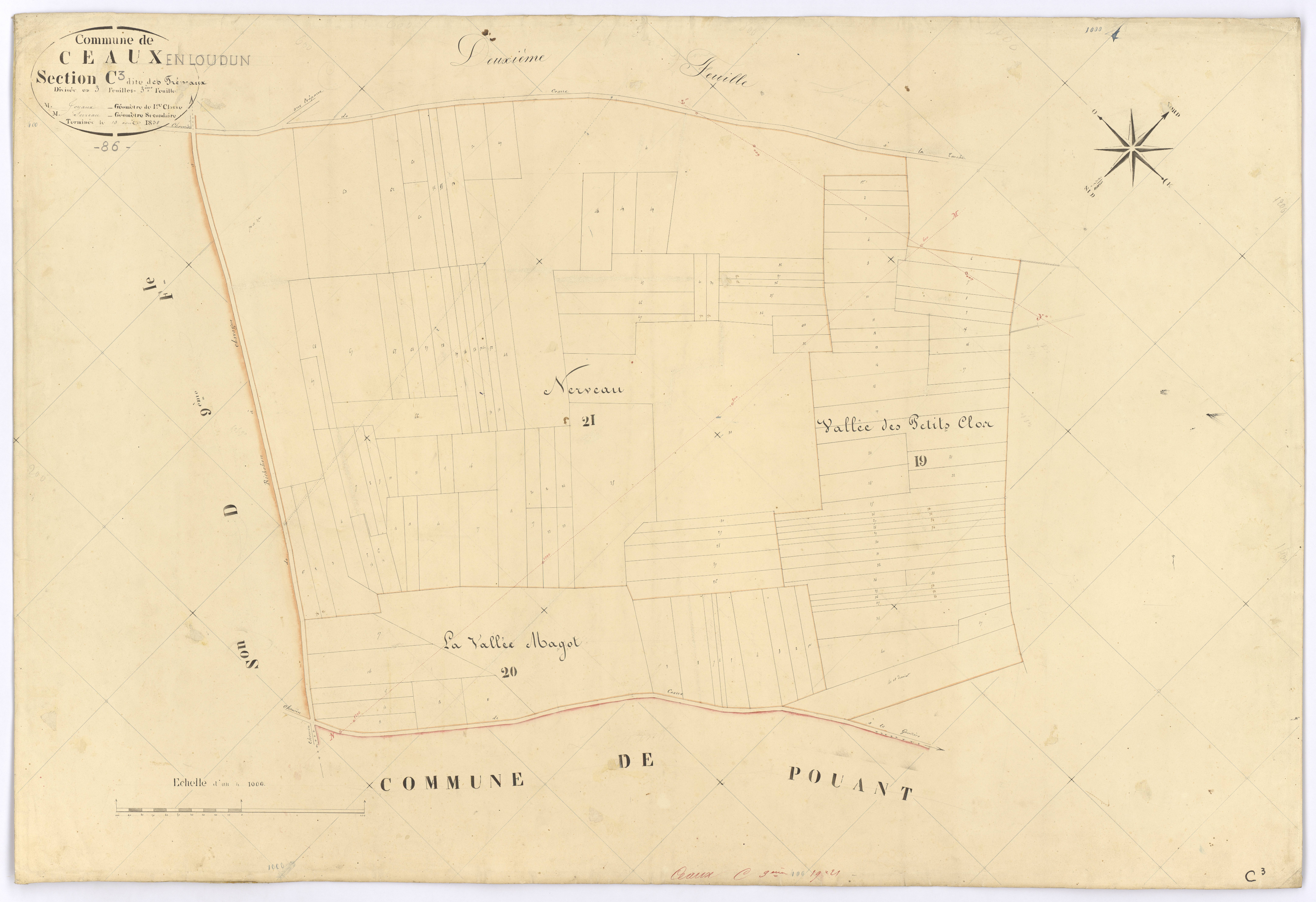 Ceaux-en-Loudun - FRAD086_cadastre Plans 