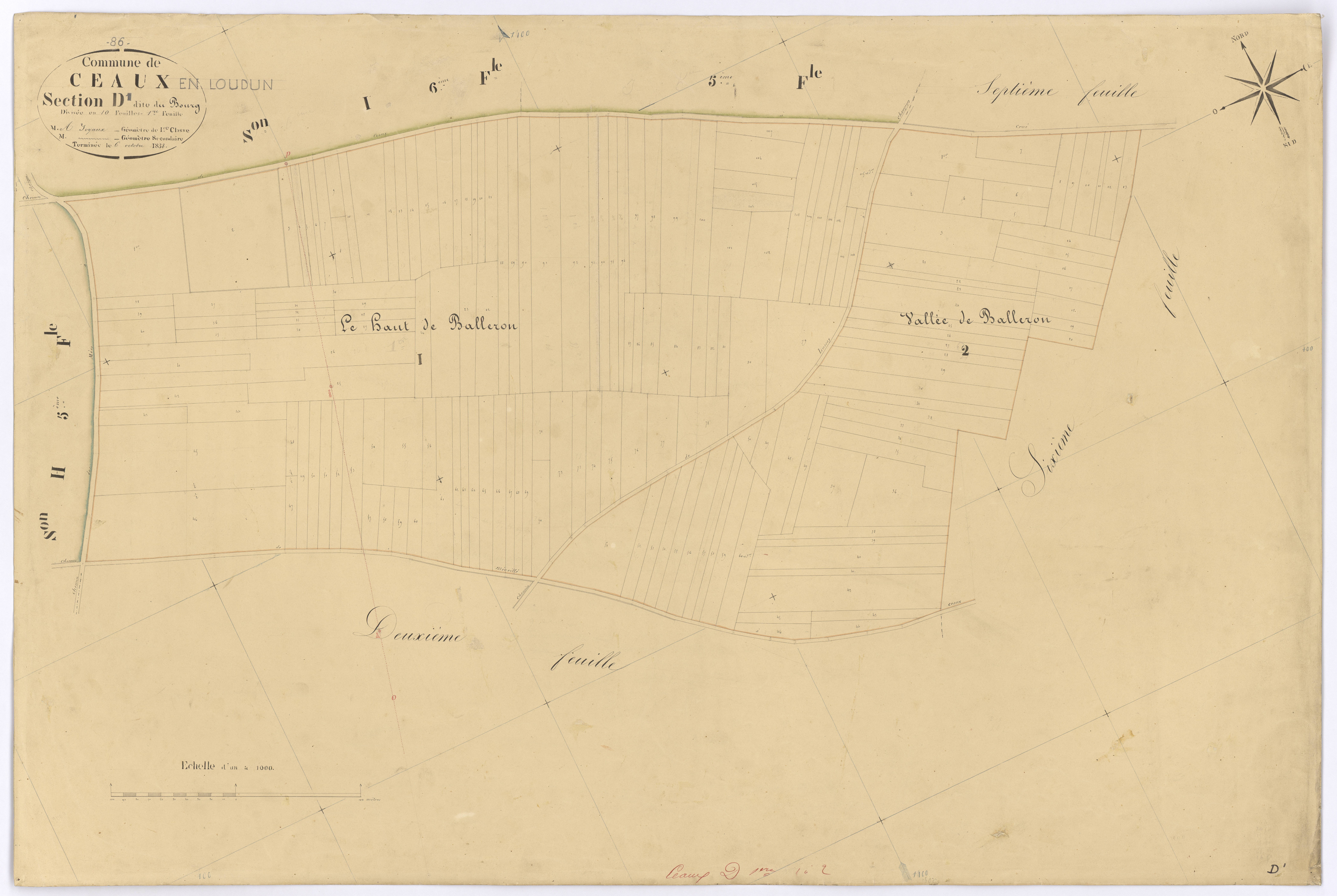 Ceaux-en-Loudun - FRAD086_cadastre Plans 