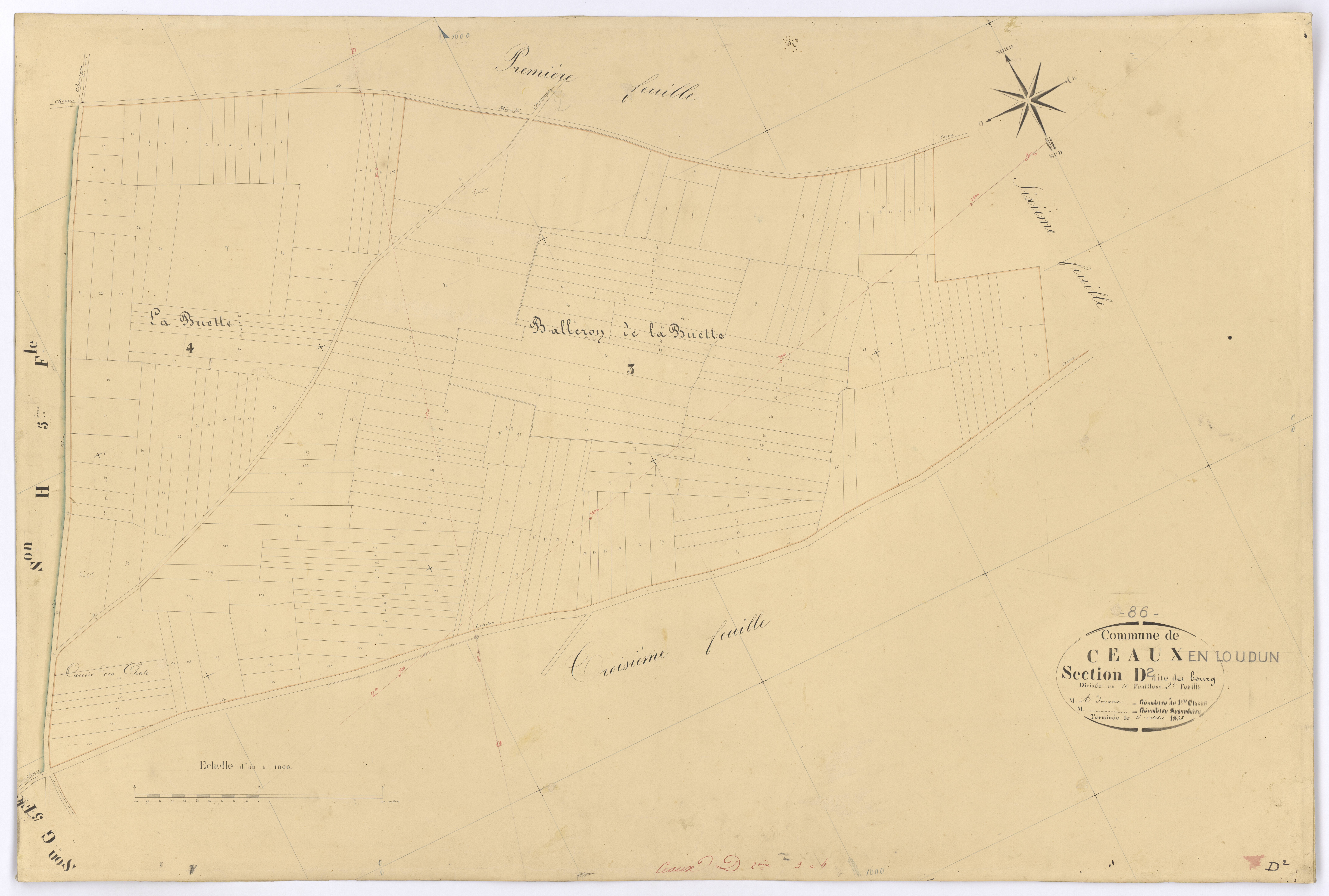 Ceaux-en-Loudun - FRAD086_cadastre Plans 