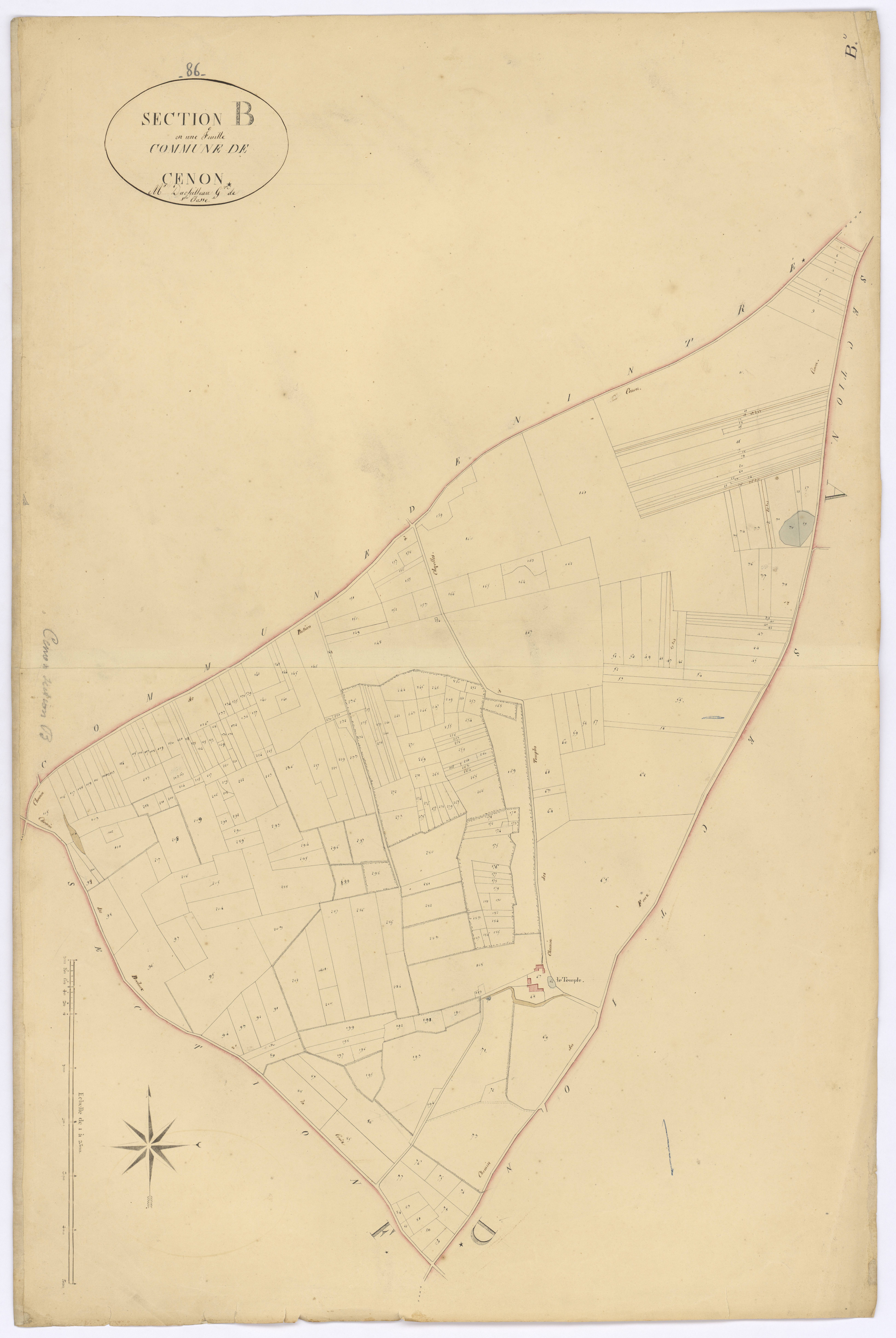 Cenon-sur-Vienne - FRAD086_cadastre Plans 
