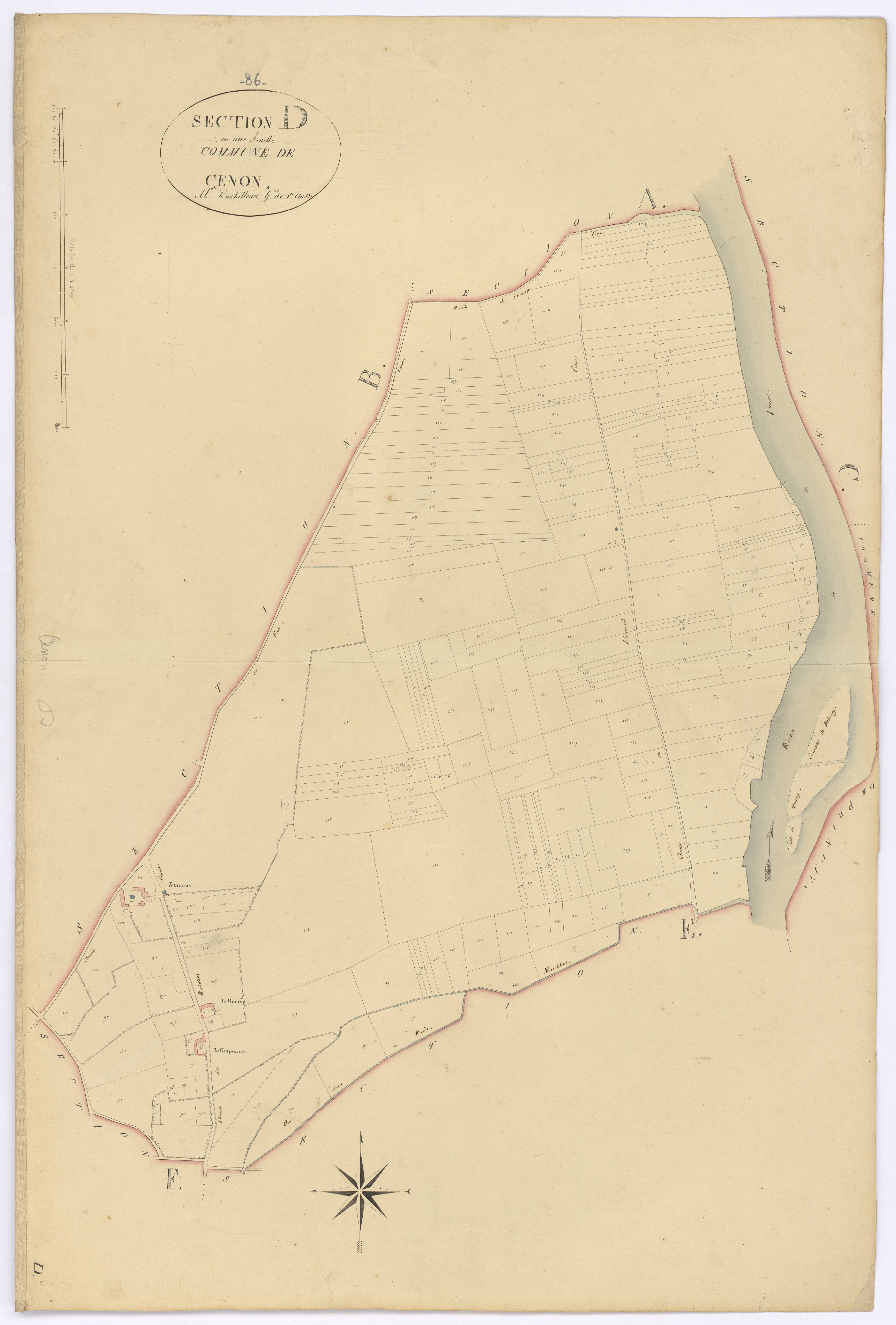 Cenon-sur-Vienne - FRAD086_cadastre Plans 