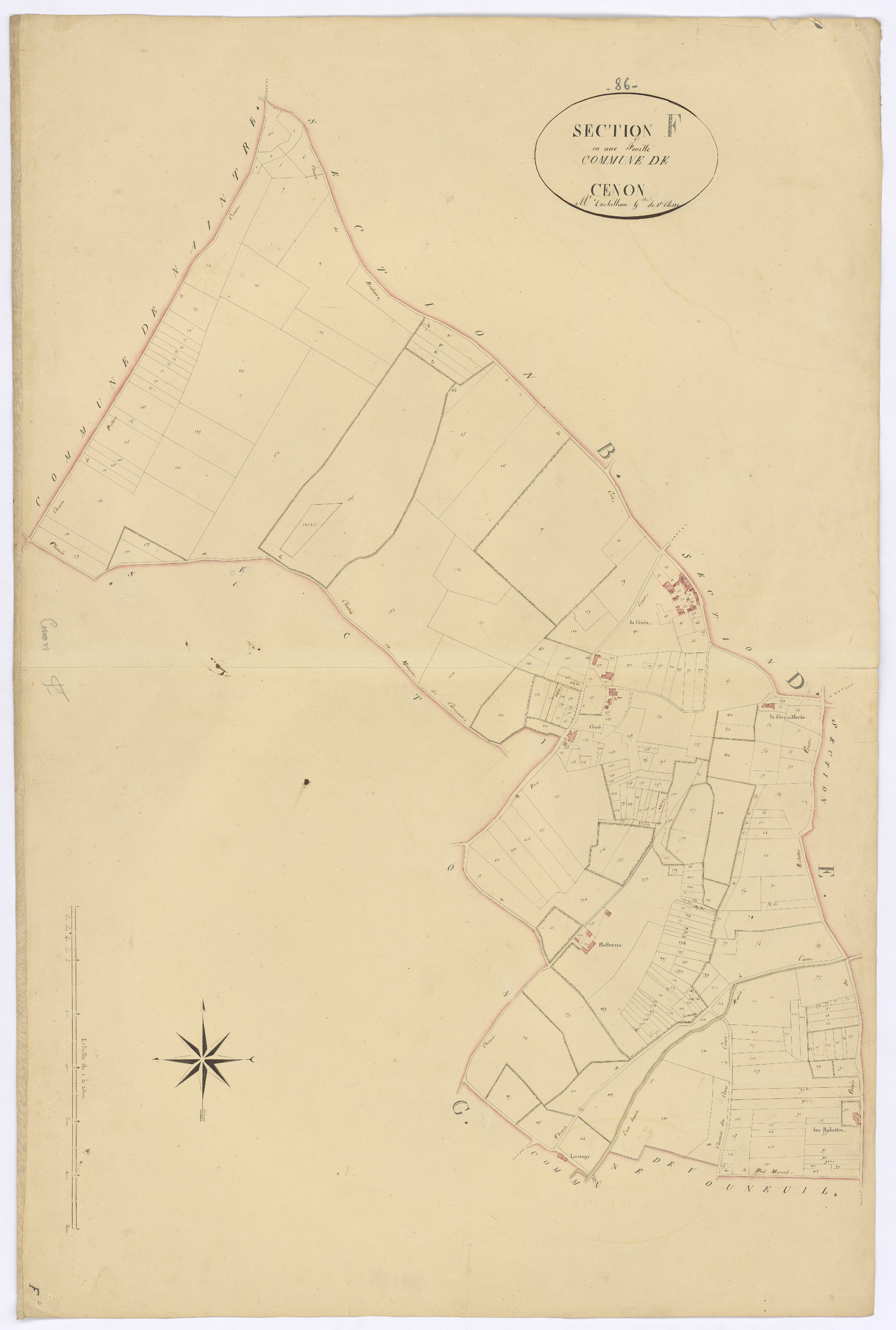 Cenon-sur-Vienne - FRAD086_cadastre Plans 