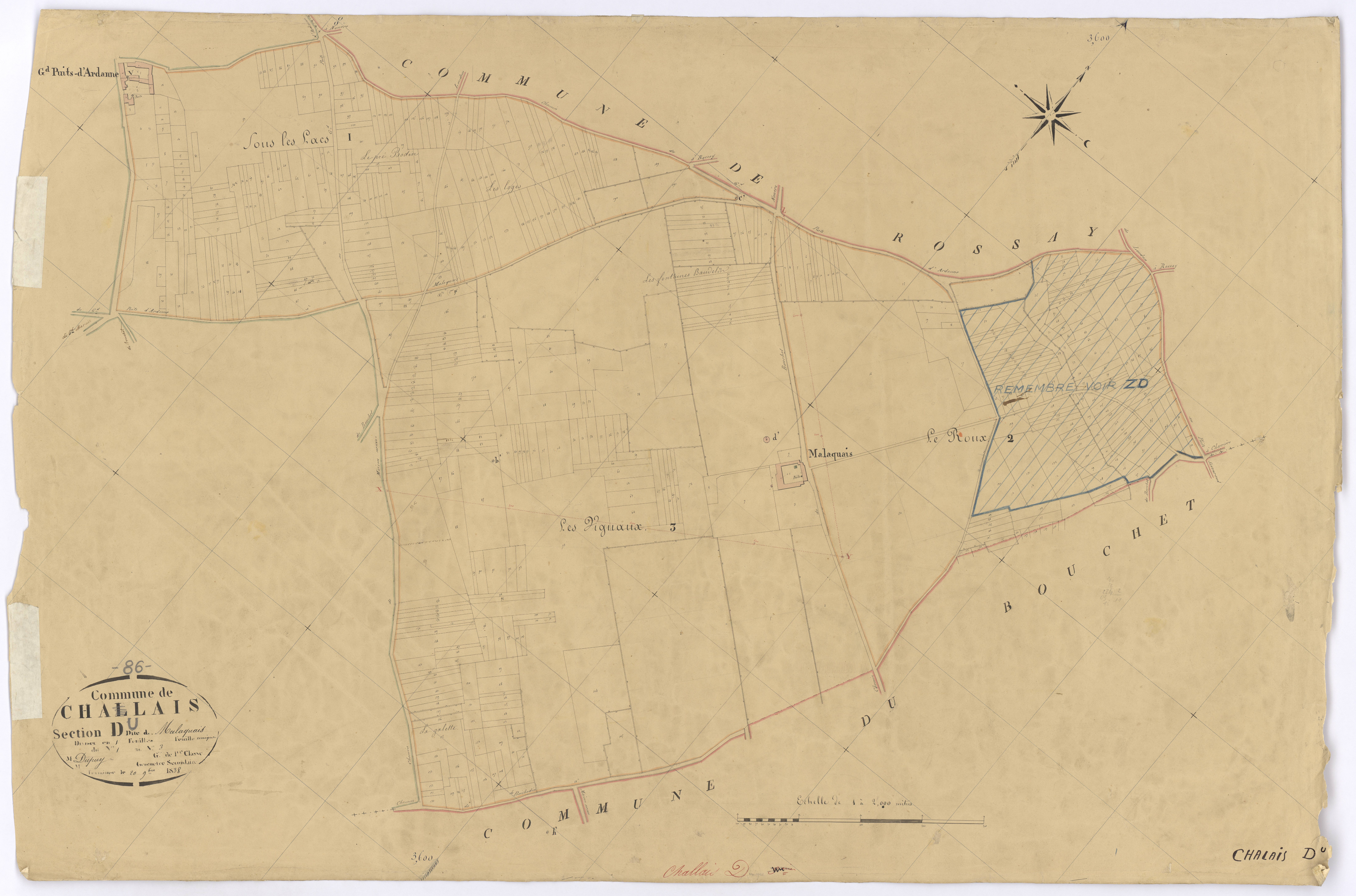 Chalais - FRAD086_cadastre Plans 