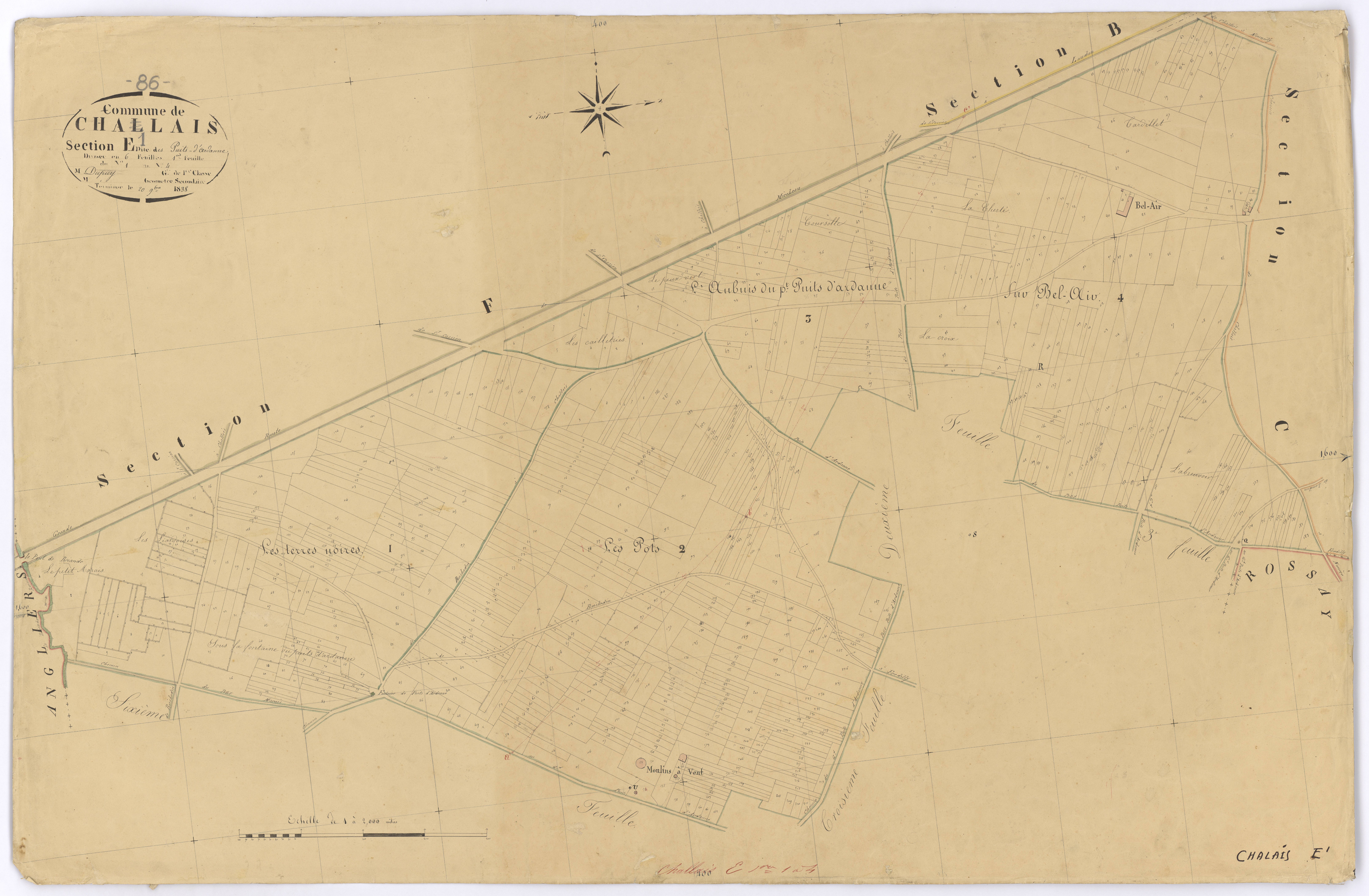 Chalais - FRAD086_cadastre Plans 