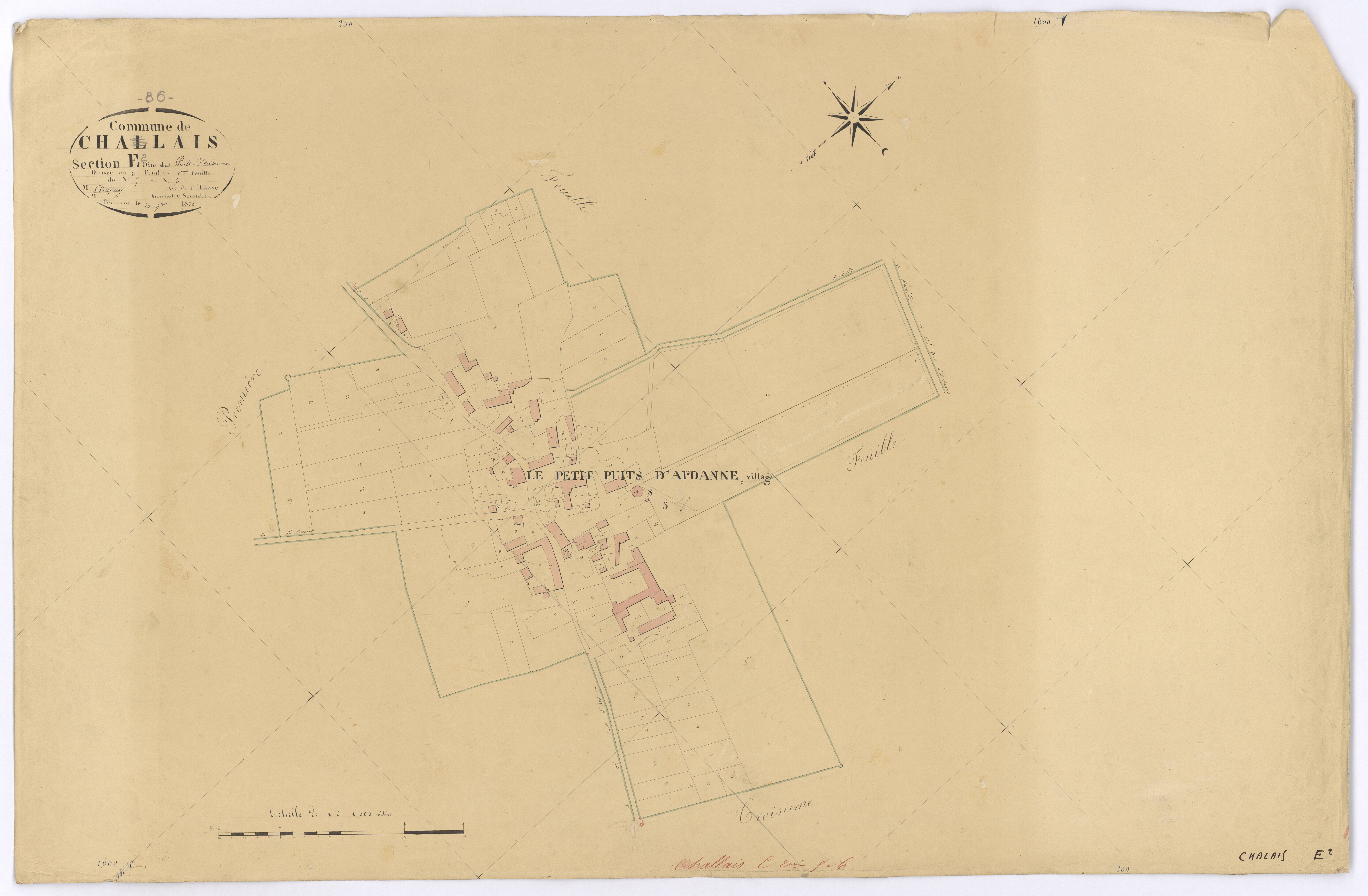 Chalais - FRAD086_cadastre Plans 