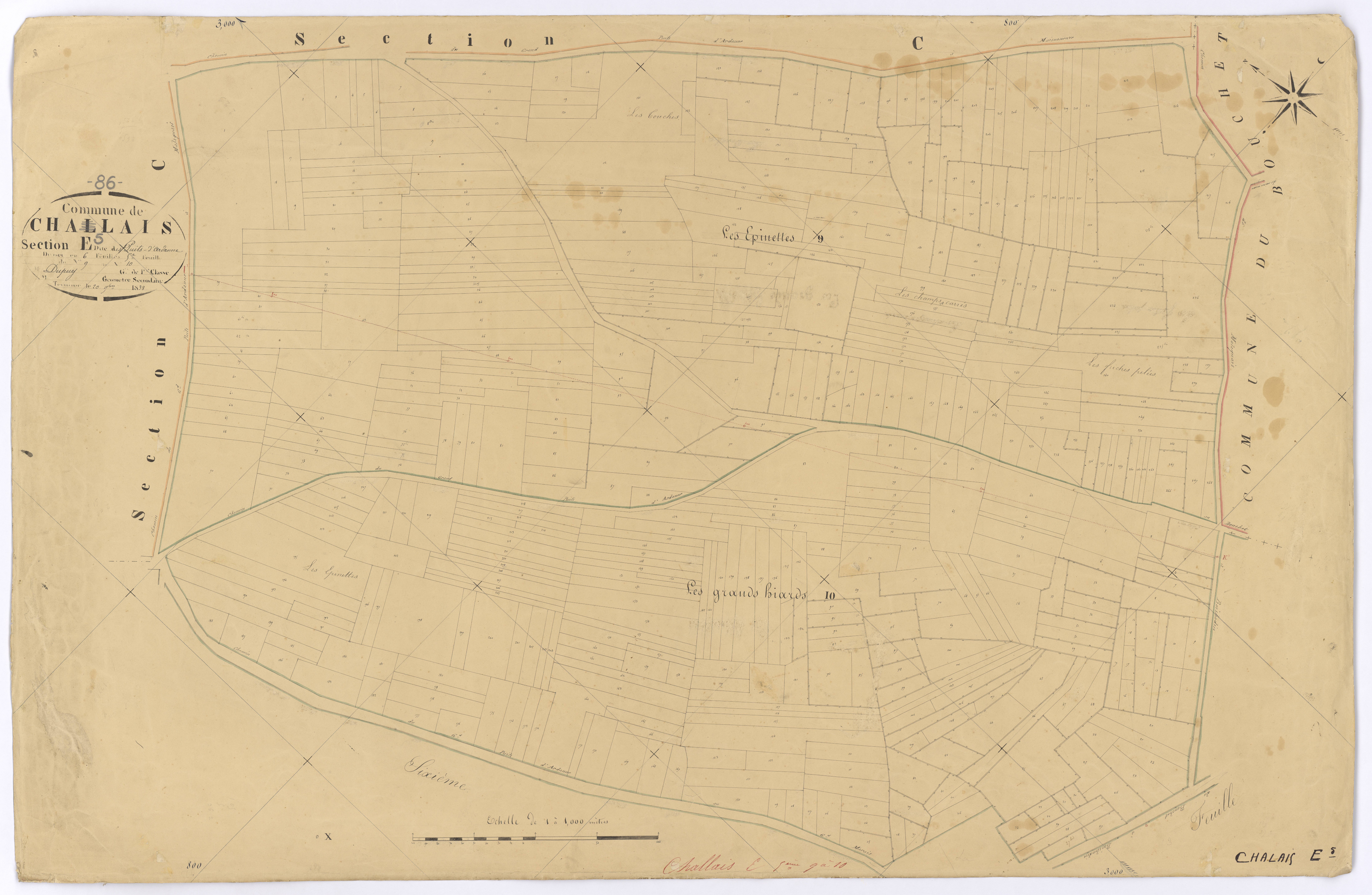 Chalais - FRAD086_cadastre Plans 