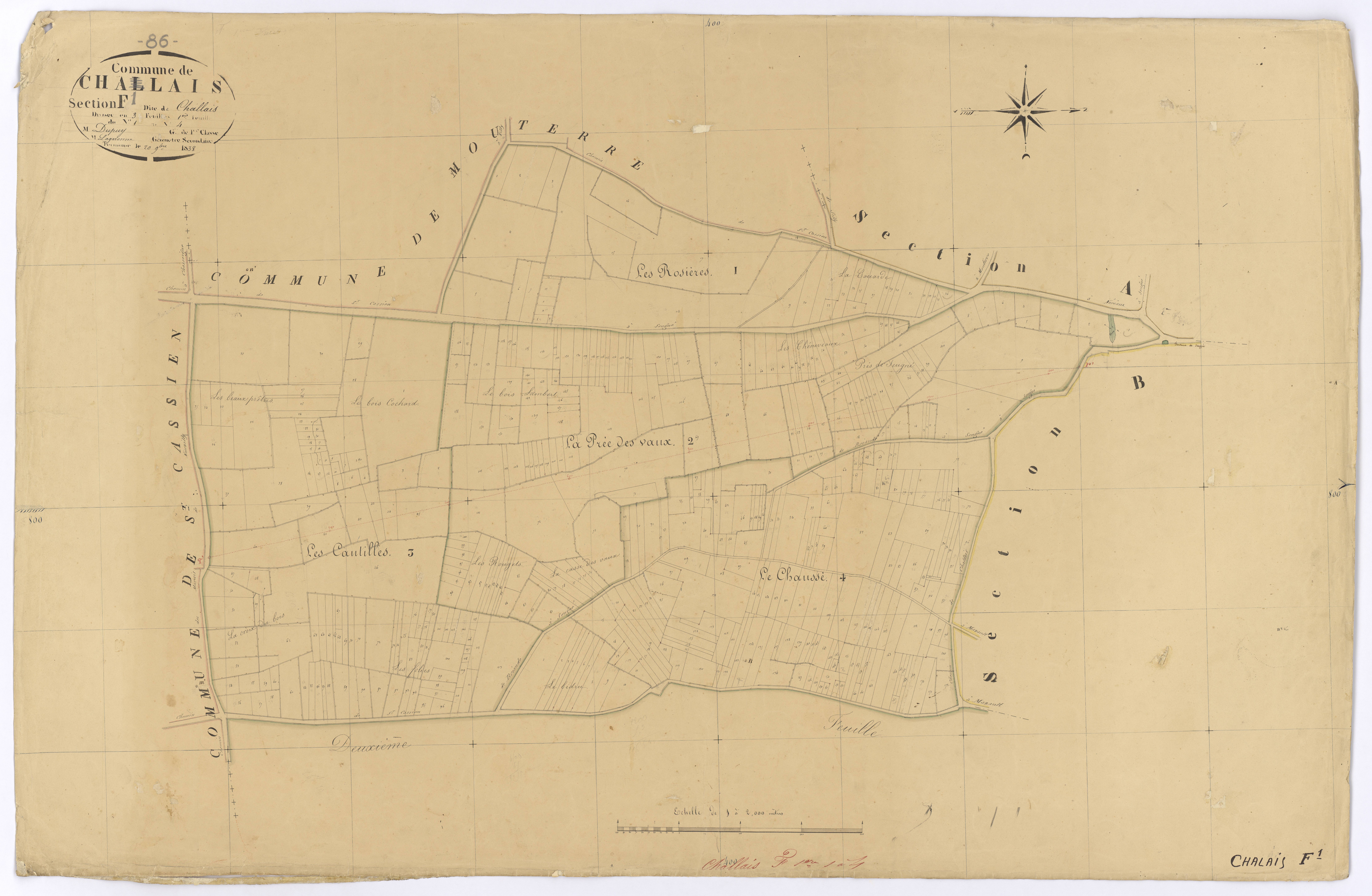 Chalais - FRAD086_cadastre Plans 