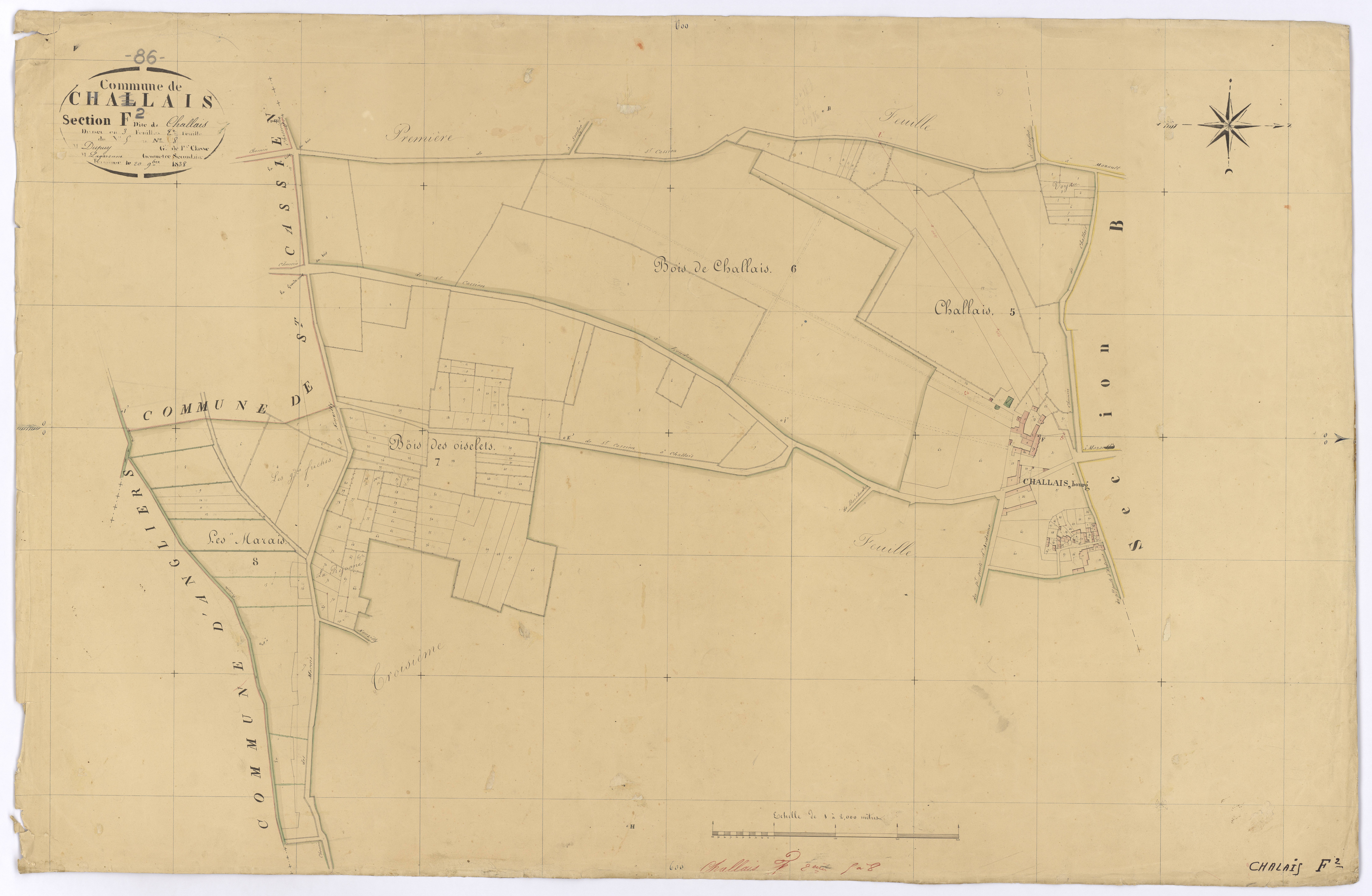 Chalais - FRAD086_cadastre Plans 