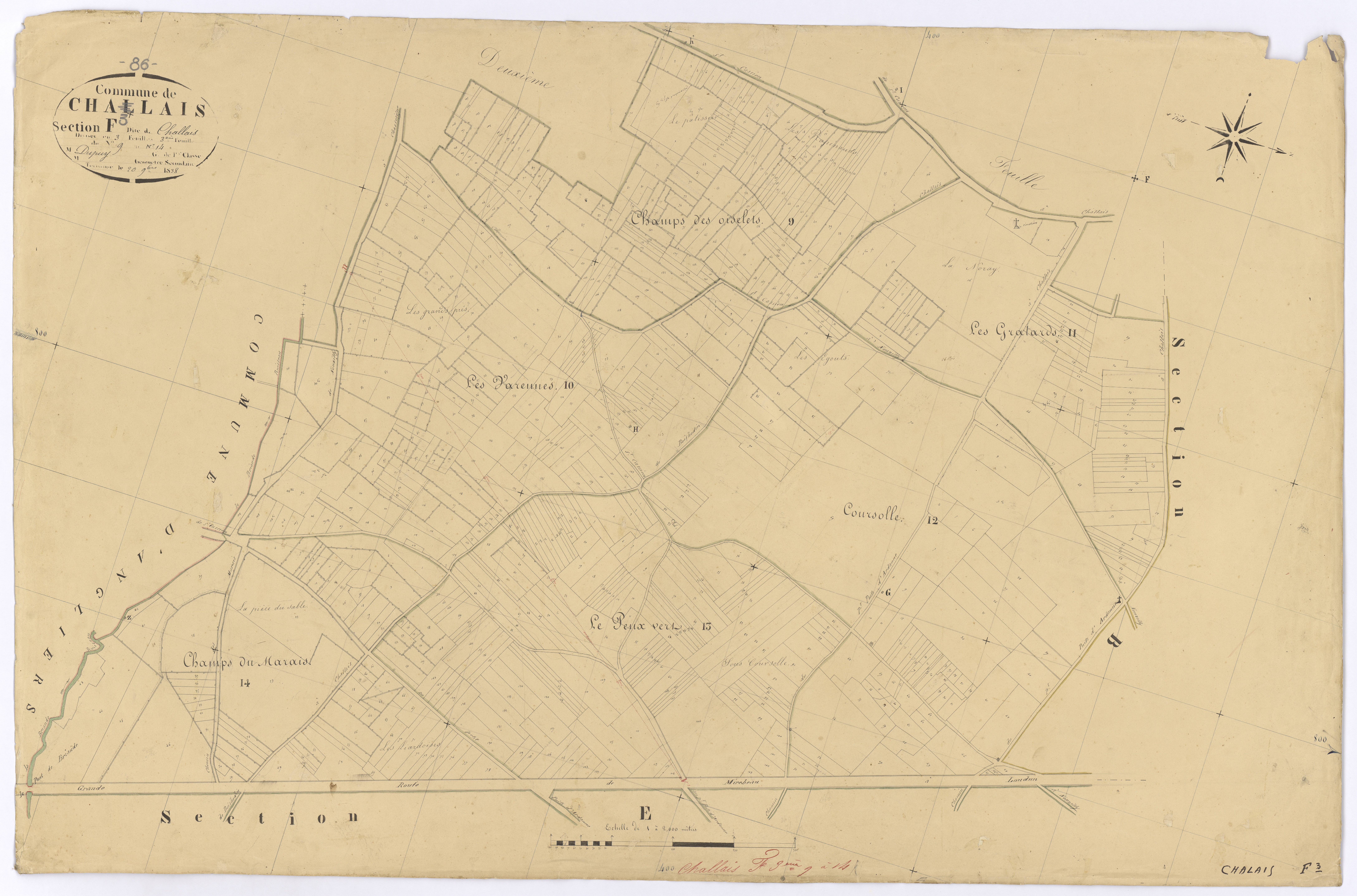 Chalais - FRAD086_cadastre Plans 