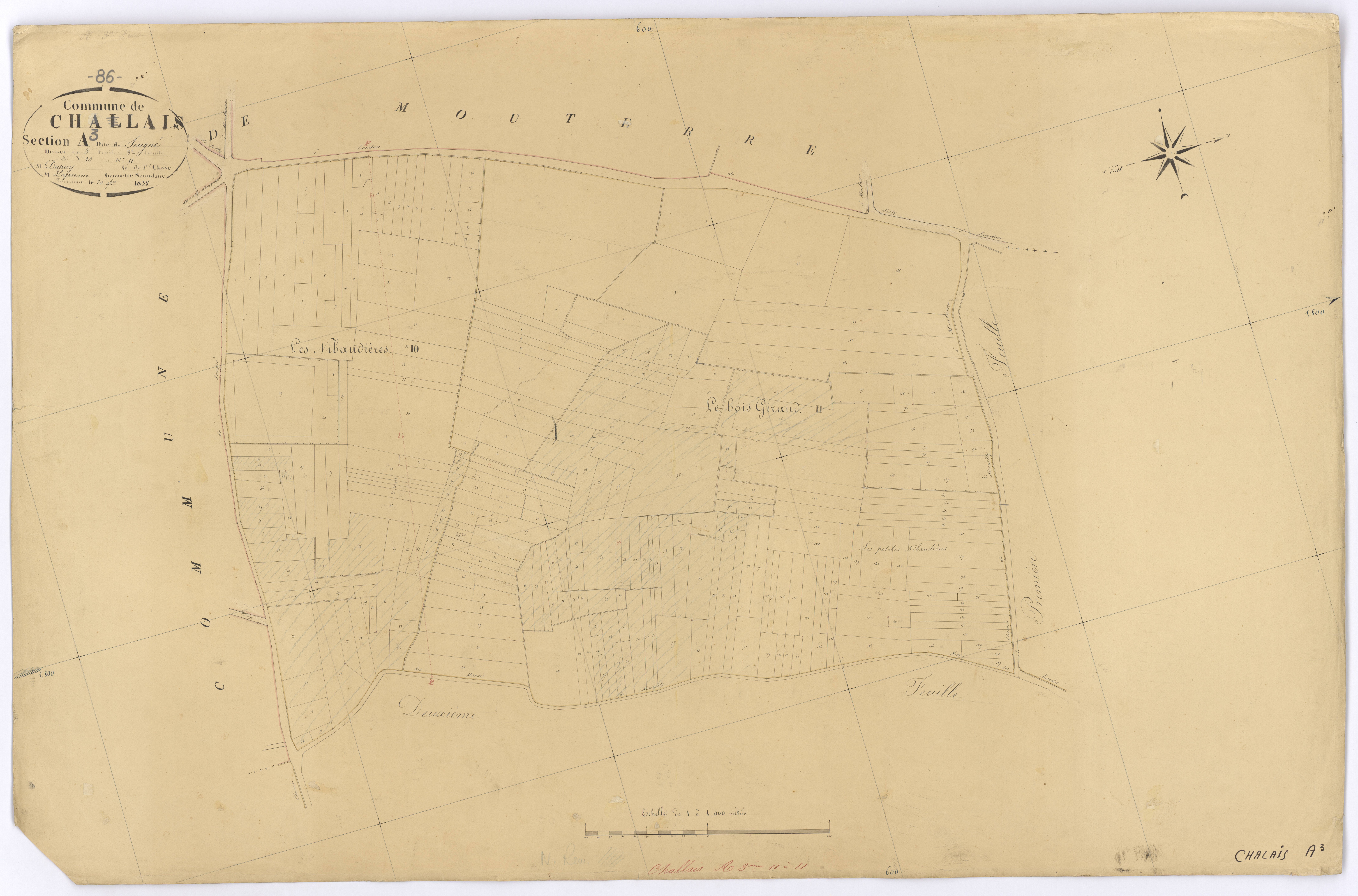 Chalais - FRAD086_cadastre Plans 