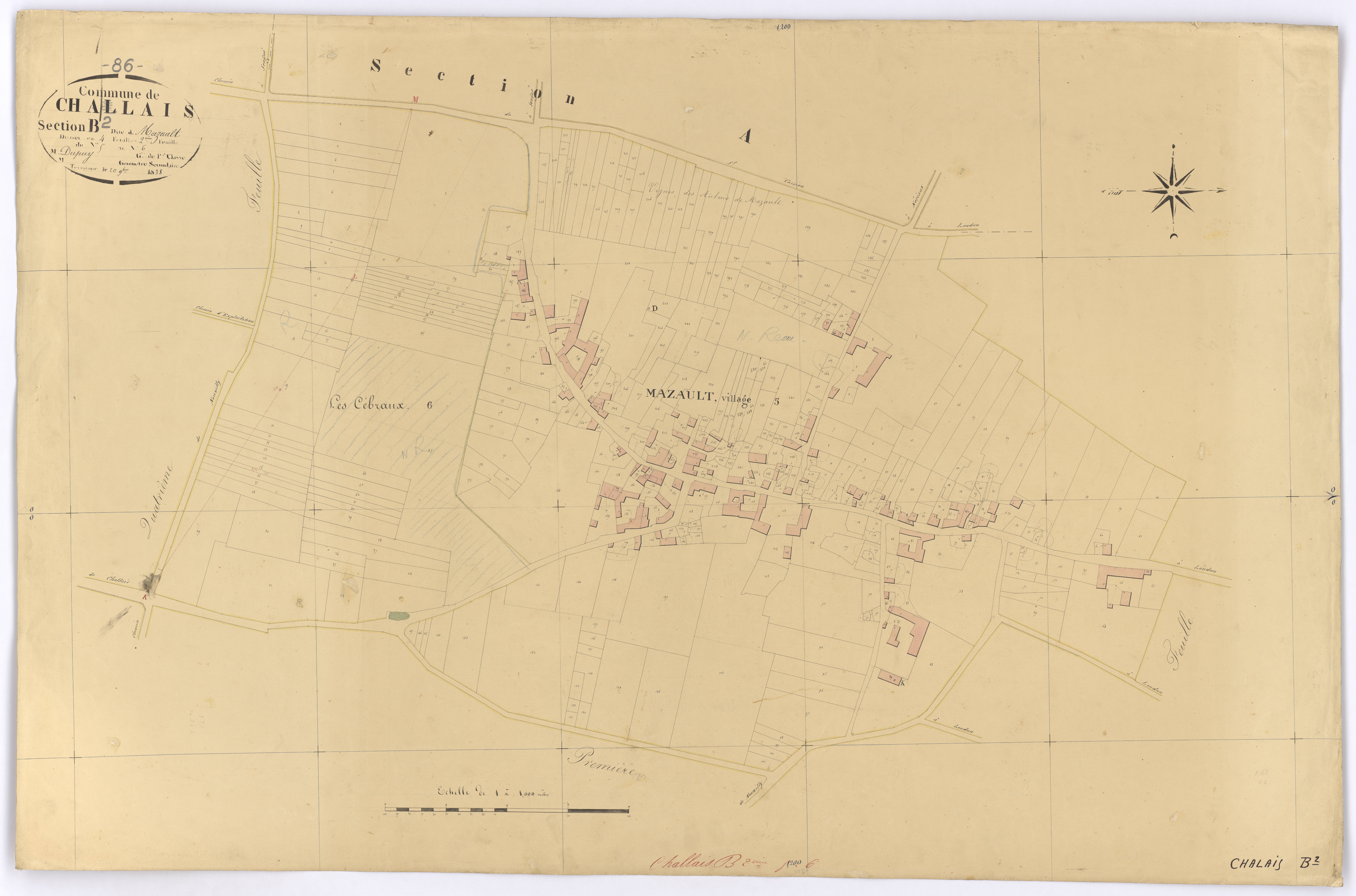 Chalais - FRAD086_cadastre Plans 