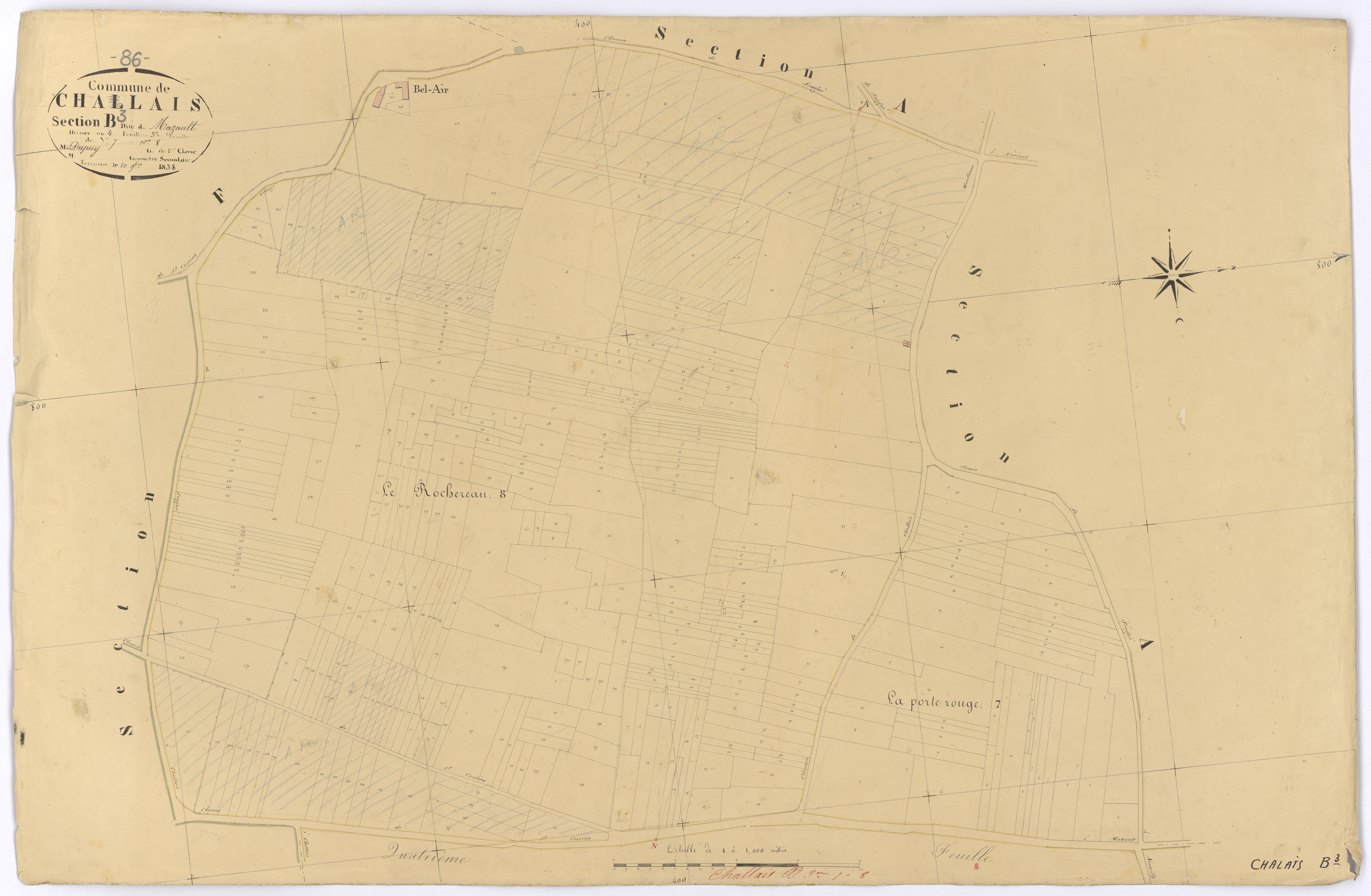 Chalais - FRAD086_cadastre Plans 