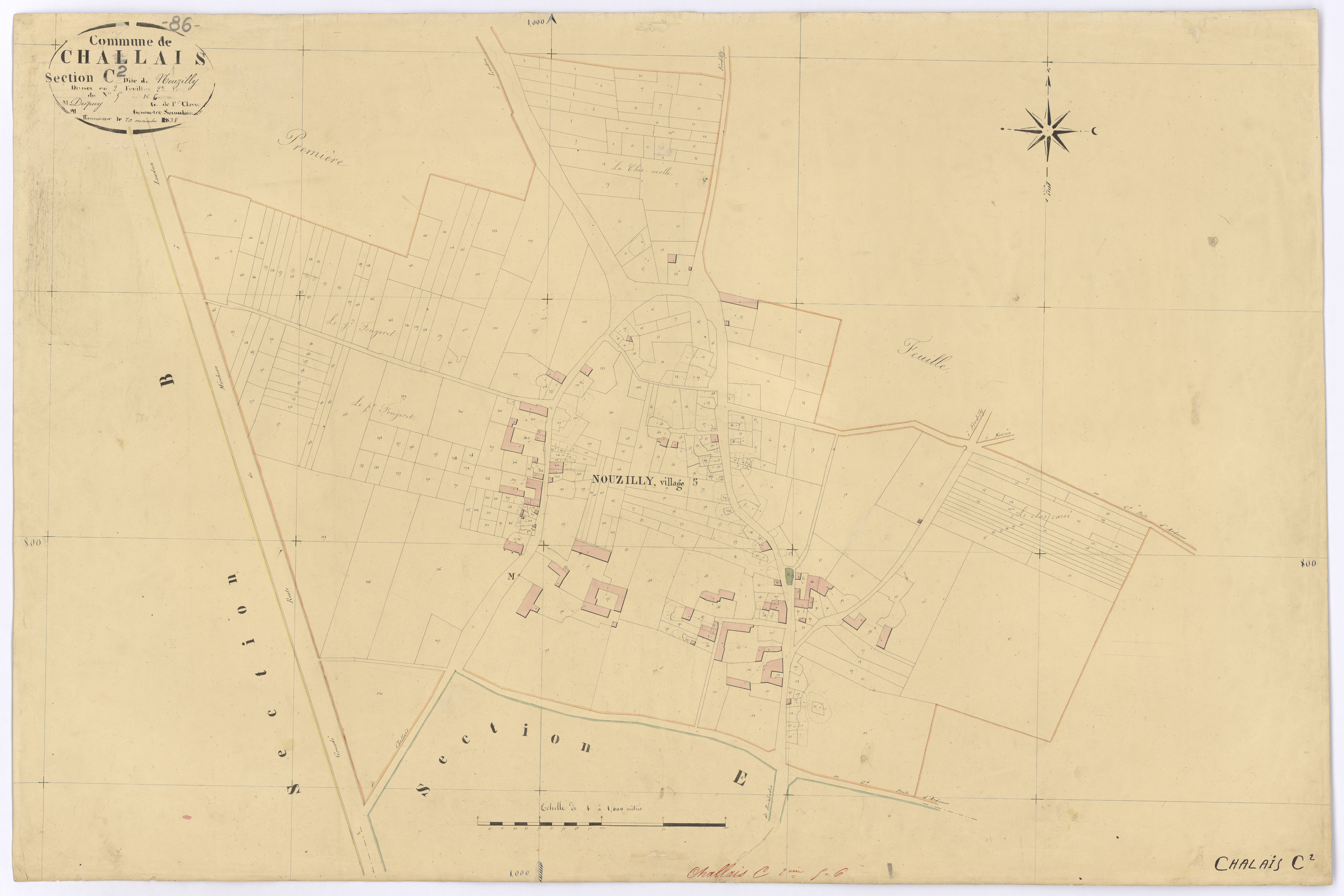 Chalais - FRAD086_cadastre Plans 