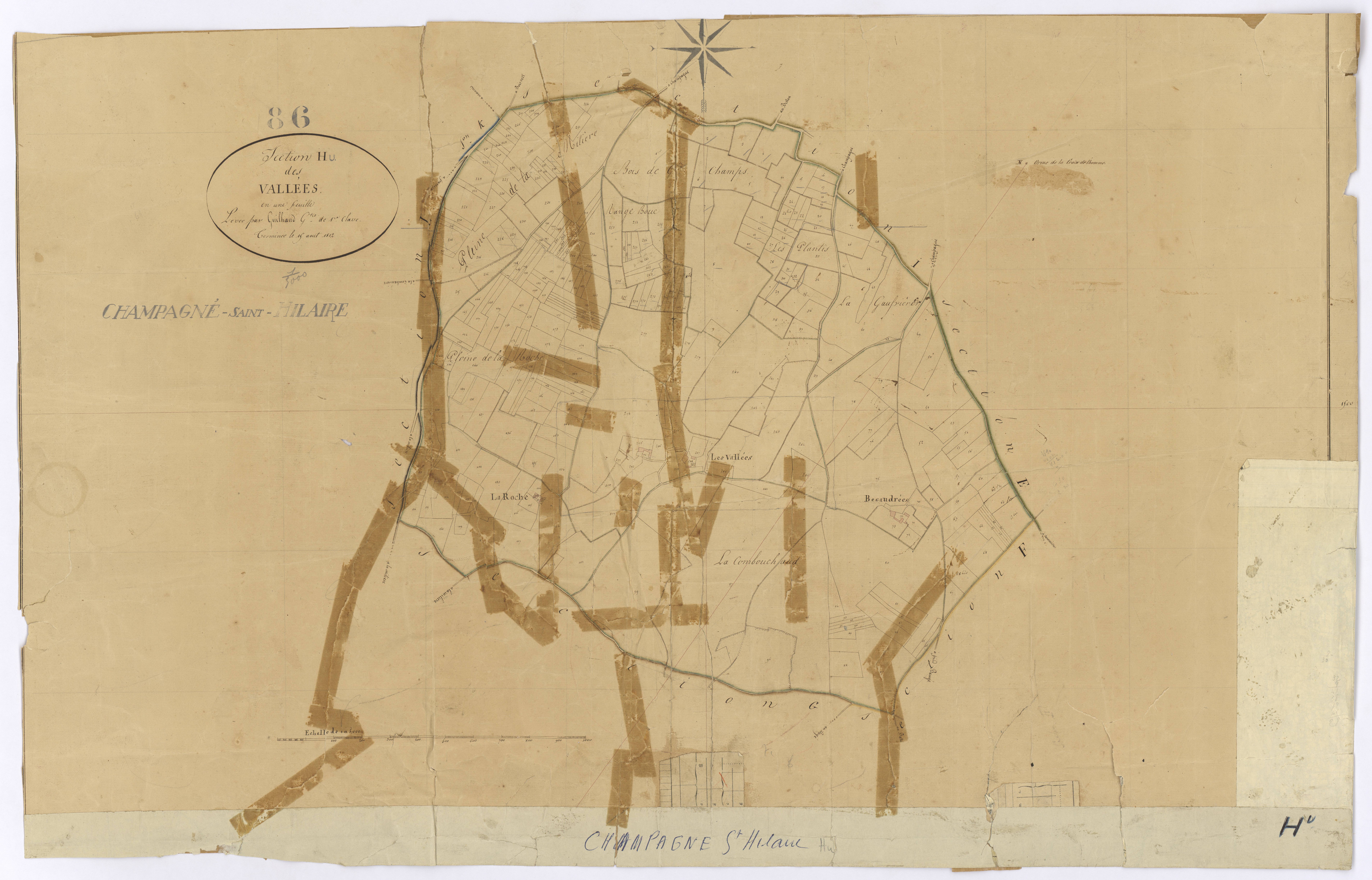 Champagné-Saint-Hilaire - FRAD086_cadastre Plans 
