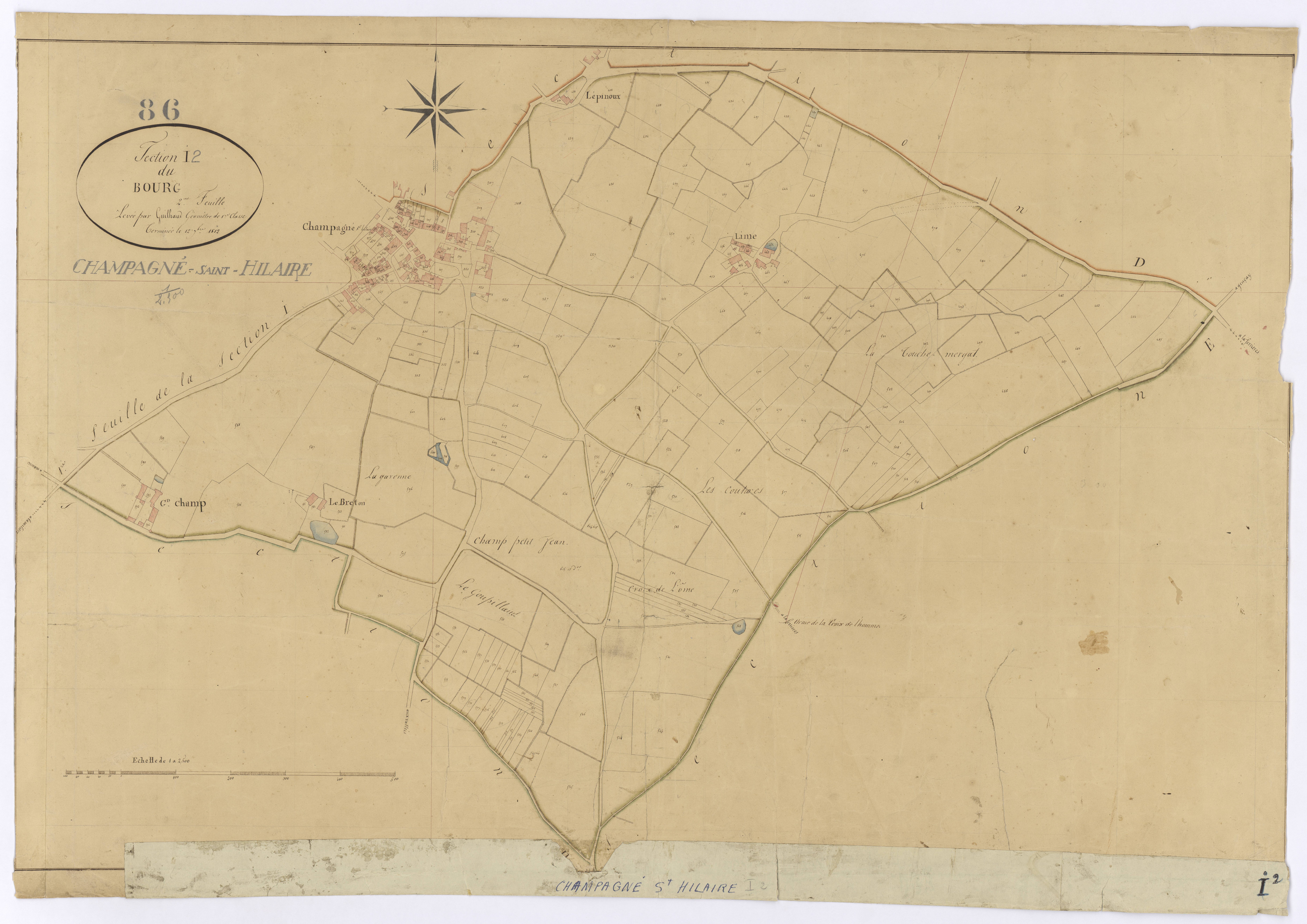 Champagné-Saint-Hilaire - FRAD086_cadastre Plans 