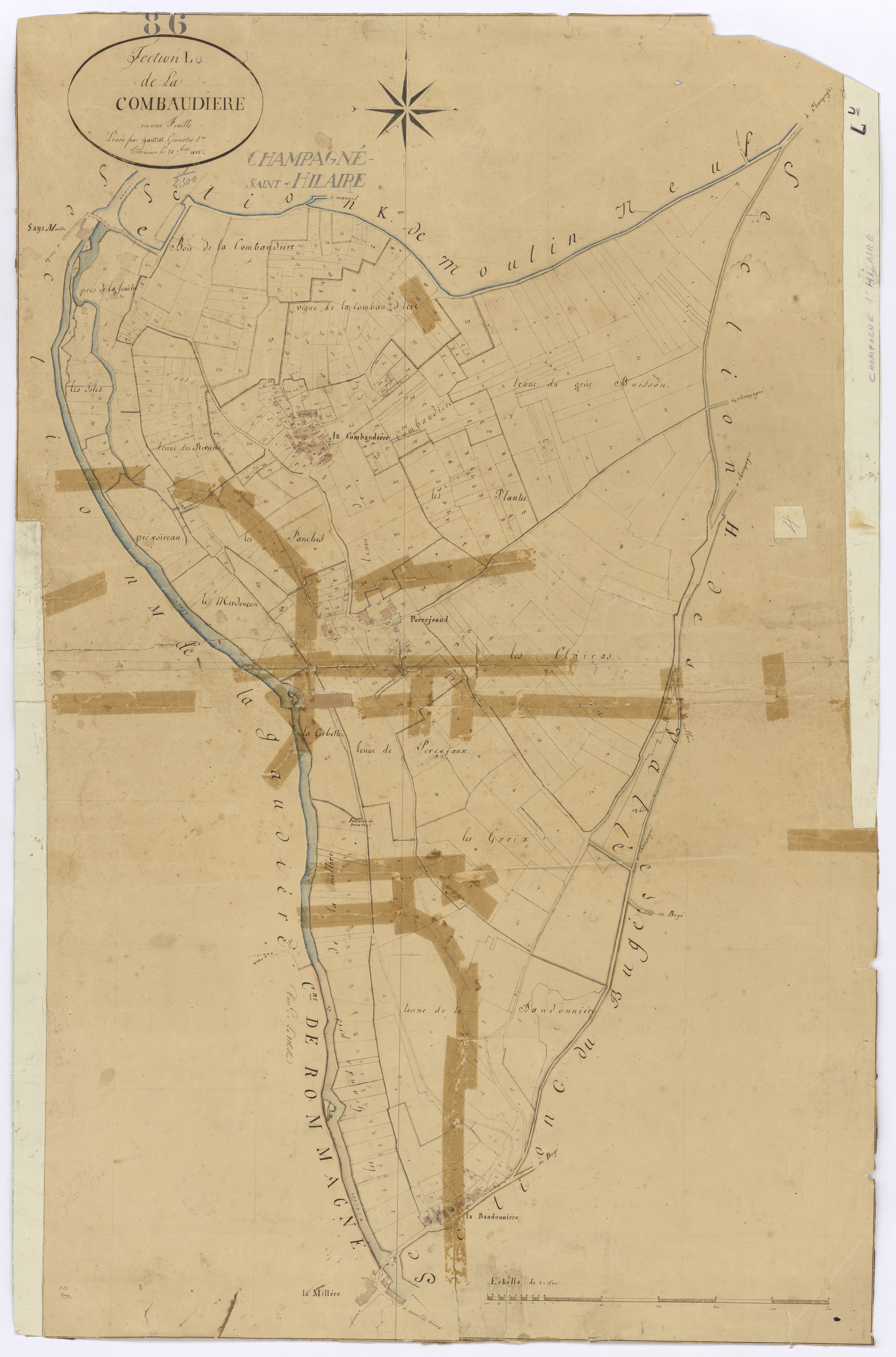 Champagné-Saint-Hilaire - FRAD086_cadastre Plans 