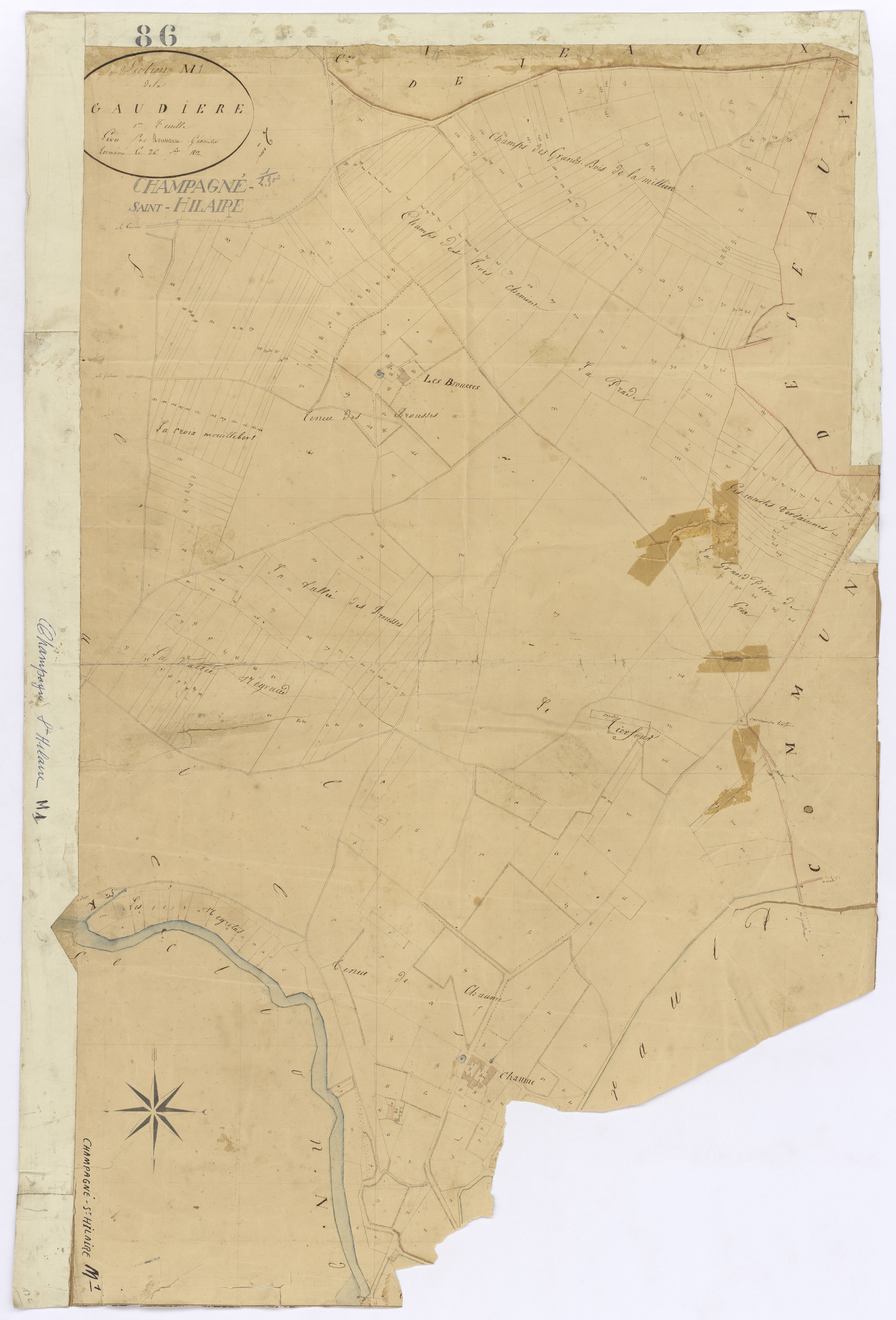 Champagné-Saint-Hilaire - FRAD086_cadastre Plans 