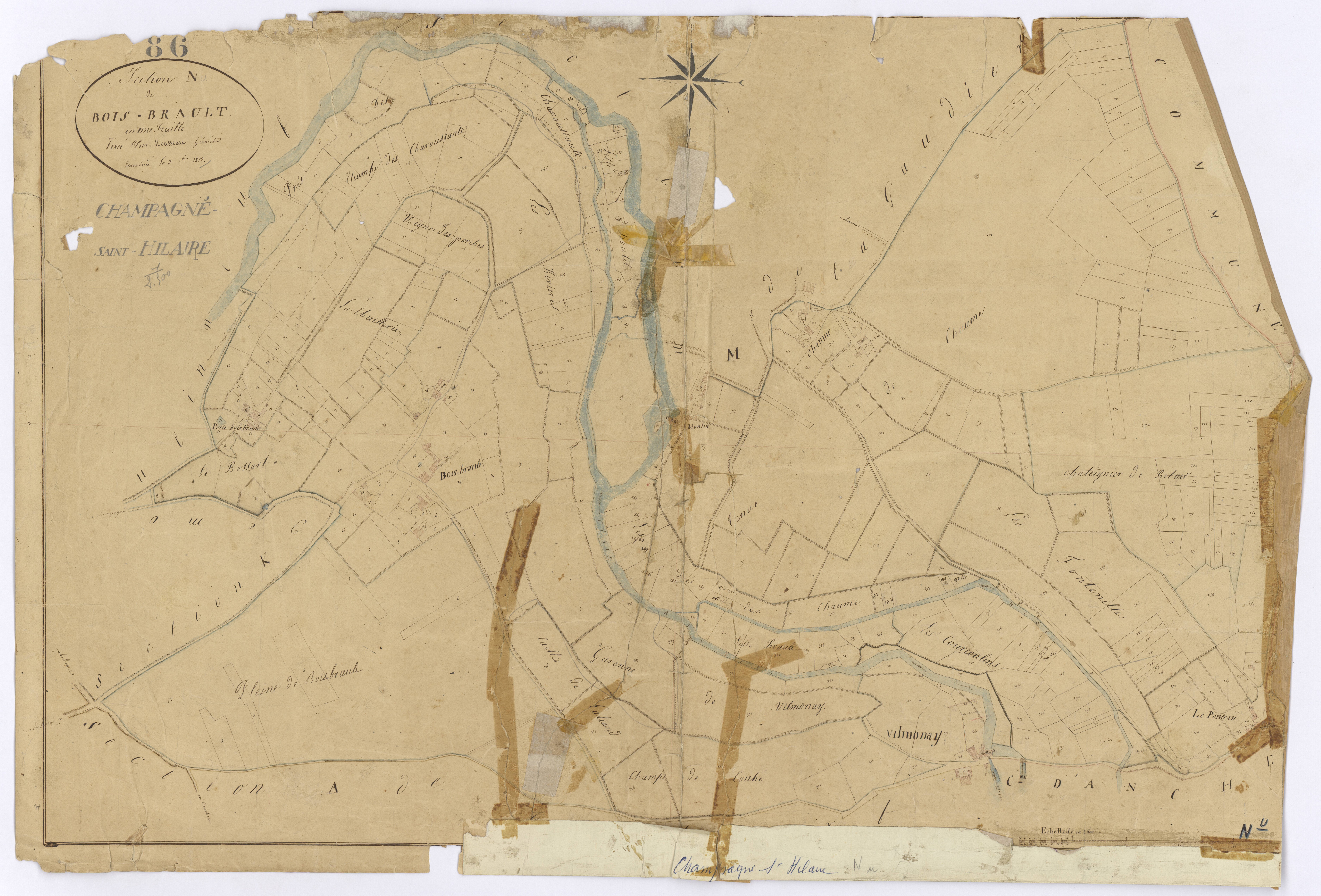 Champagné-Saint-Hilaire - FRAD086_cadastre Plans 