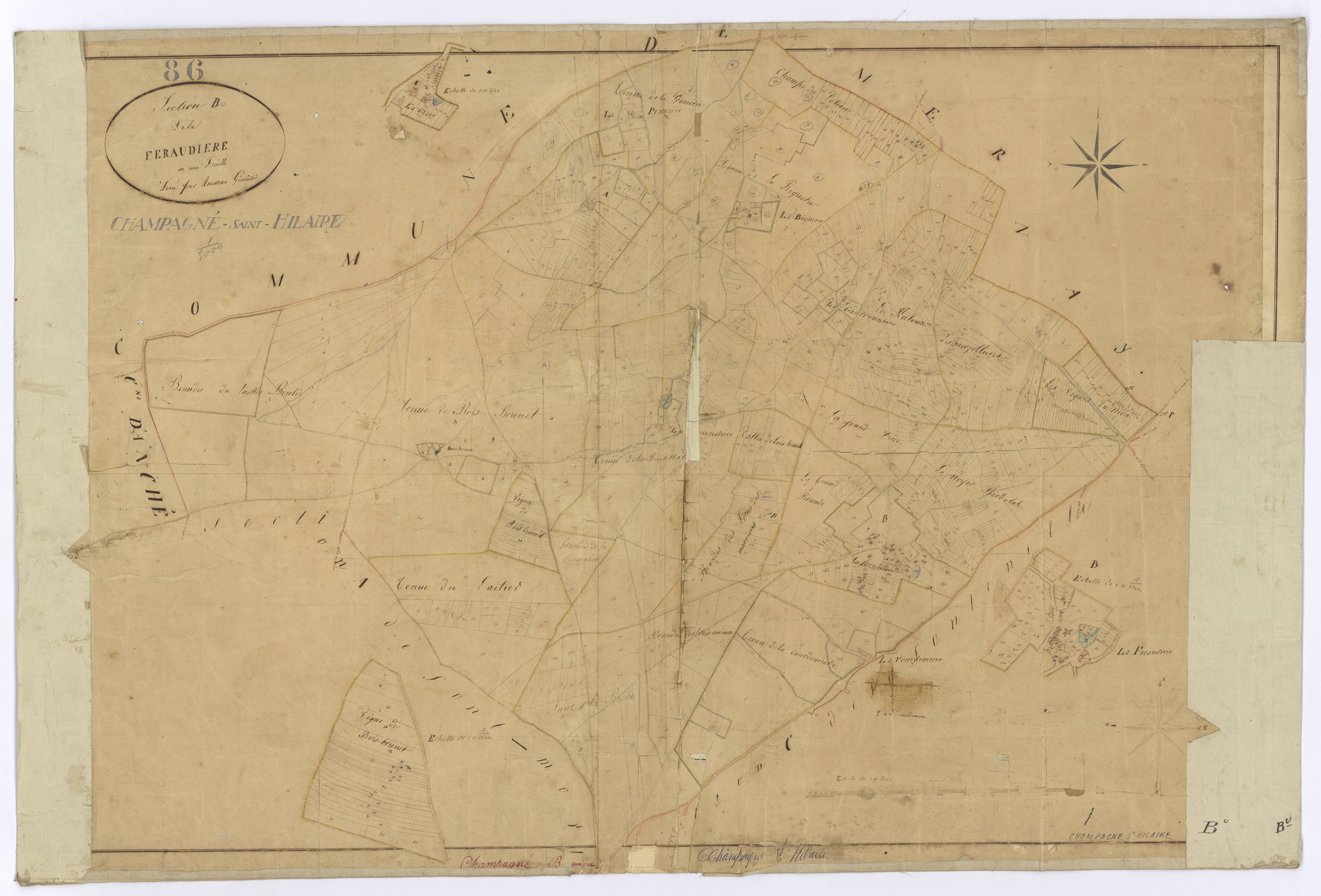 Champagné-Saint-Hilaire - FRAD086_cadastre Plans 