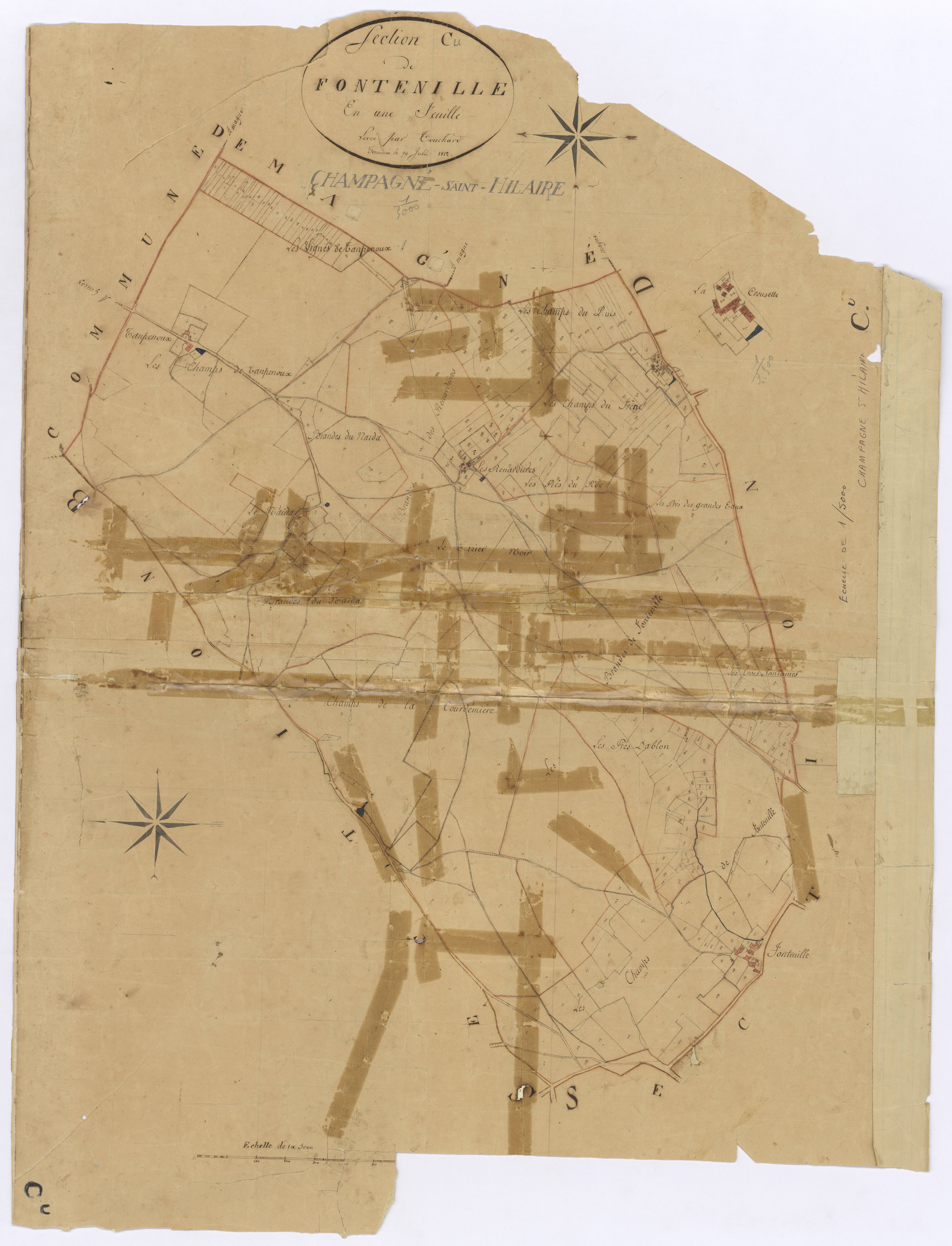 Champagné-Saint-Hilaire - FRAD086_cadastre Plans 