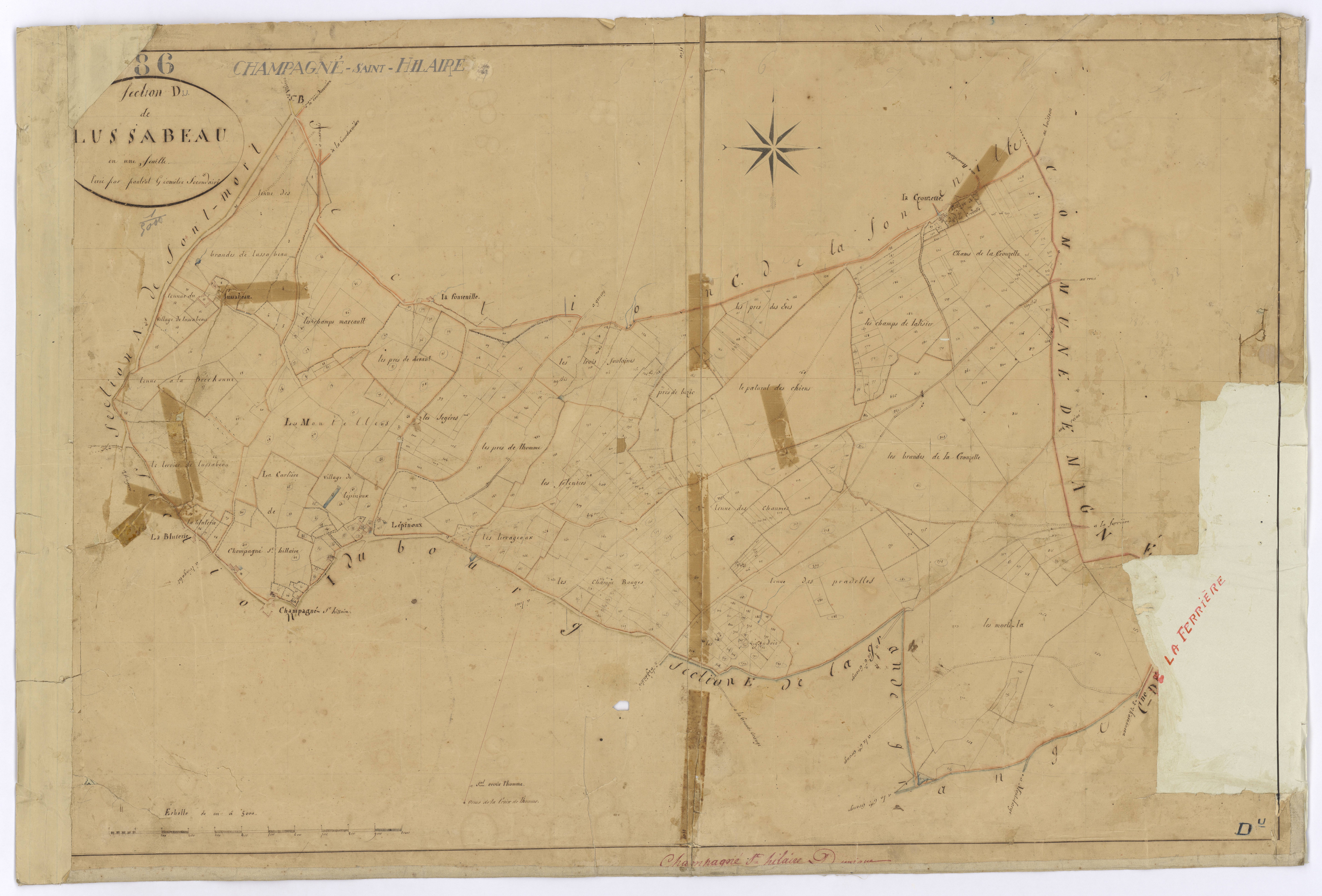 Champagné-Saint-Hilaire - FRAD086_cadastre Plans 