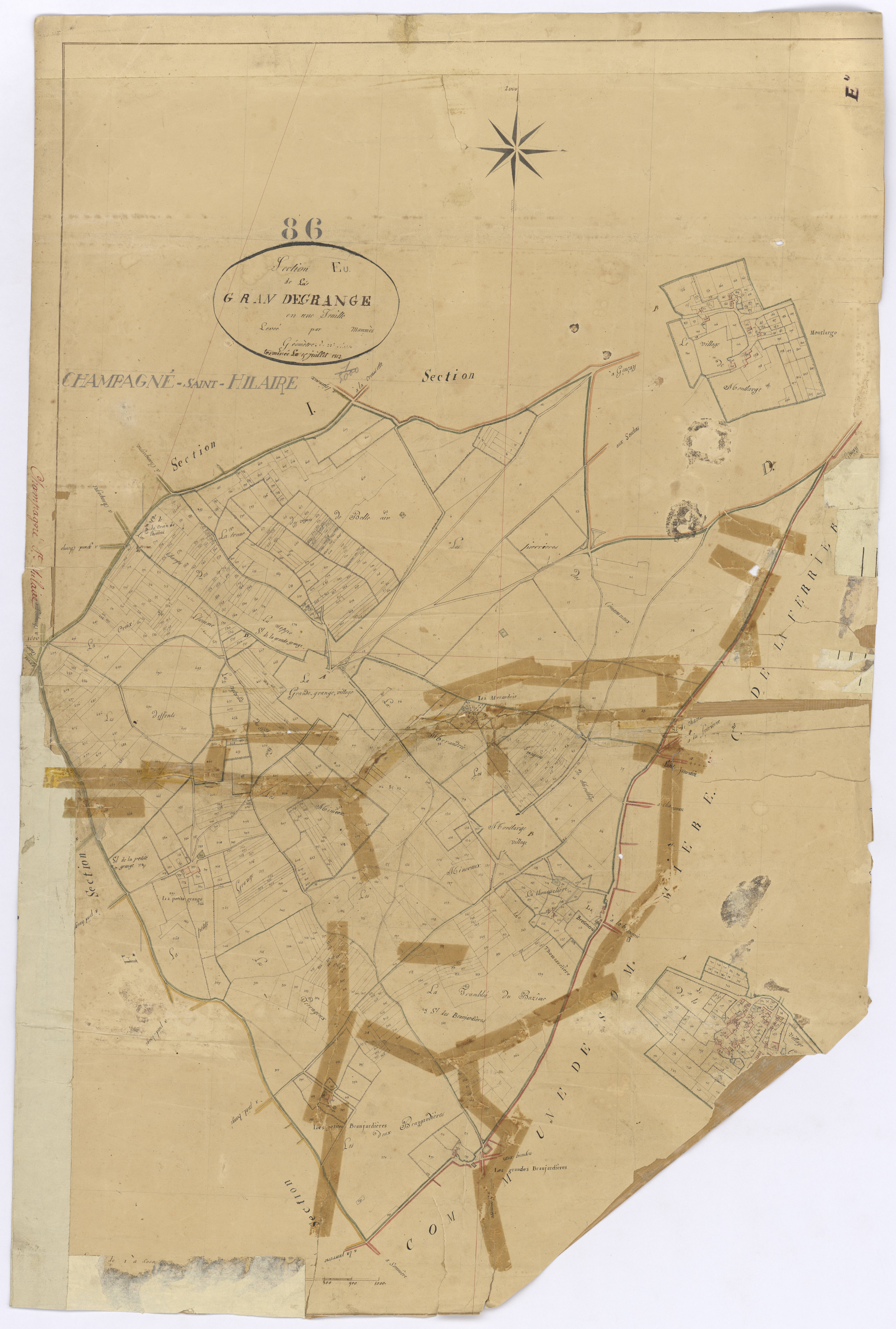 Champagné-Saint-Hilaire - FRAD086_cadastre Plans 