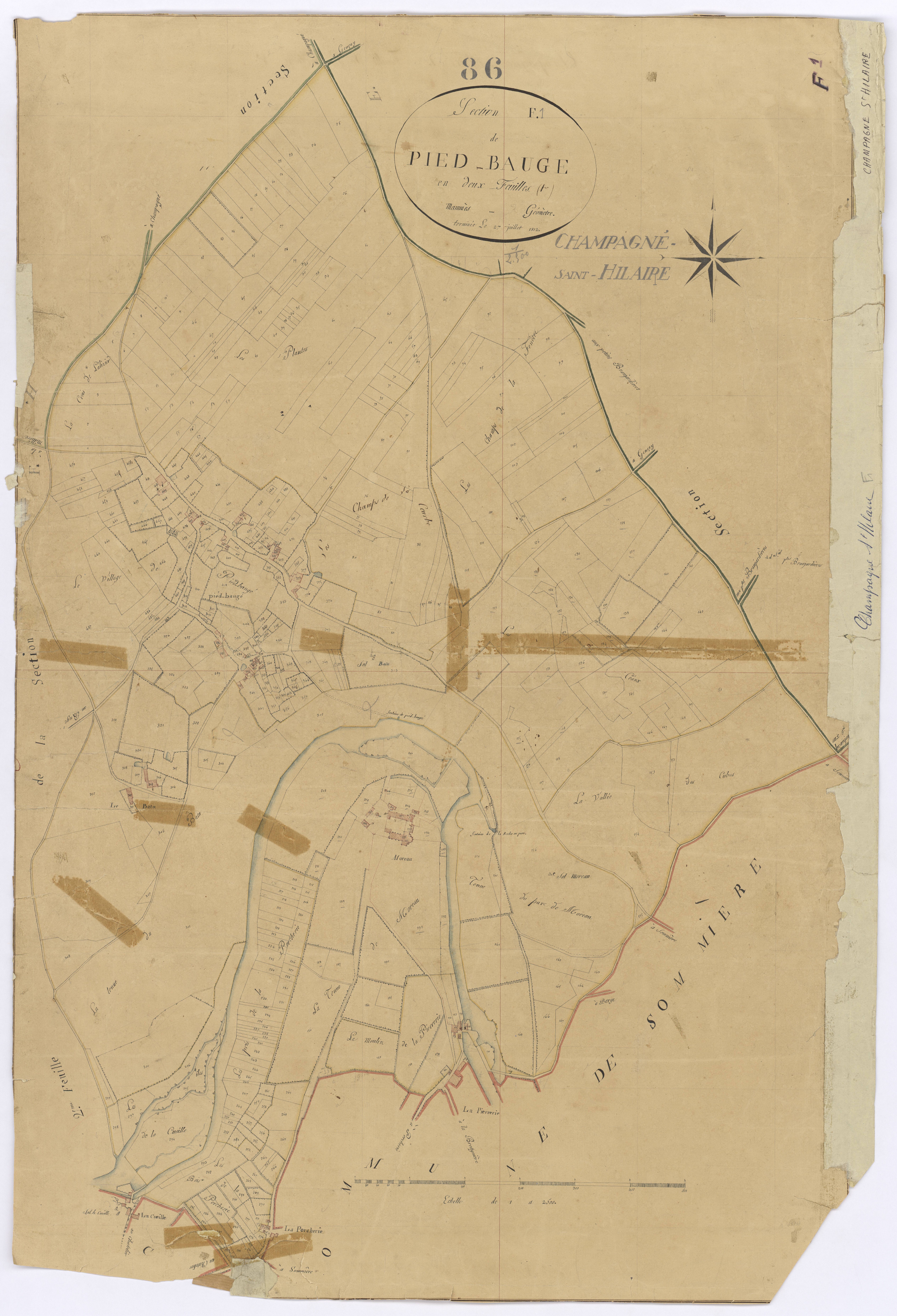 Champagné-Saint-Hilaire - FRAD086_cadastre Plans 