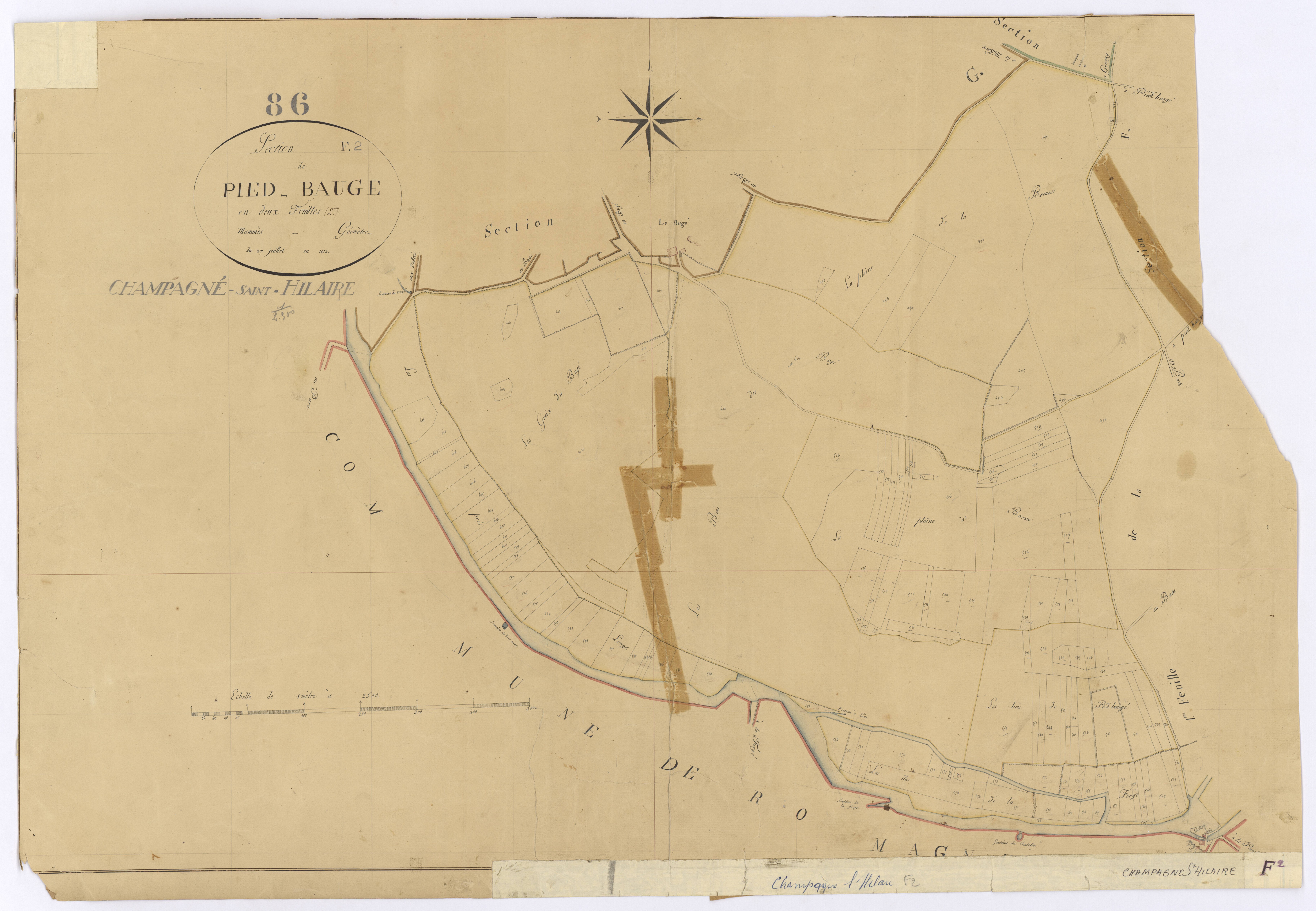Champagné-Saint-Hilaire - FRAD086_cadastre Plans 