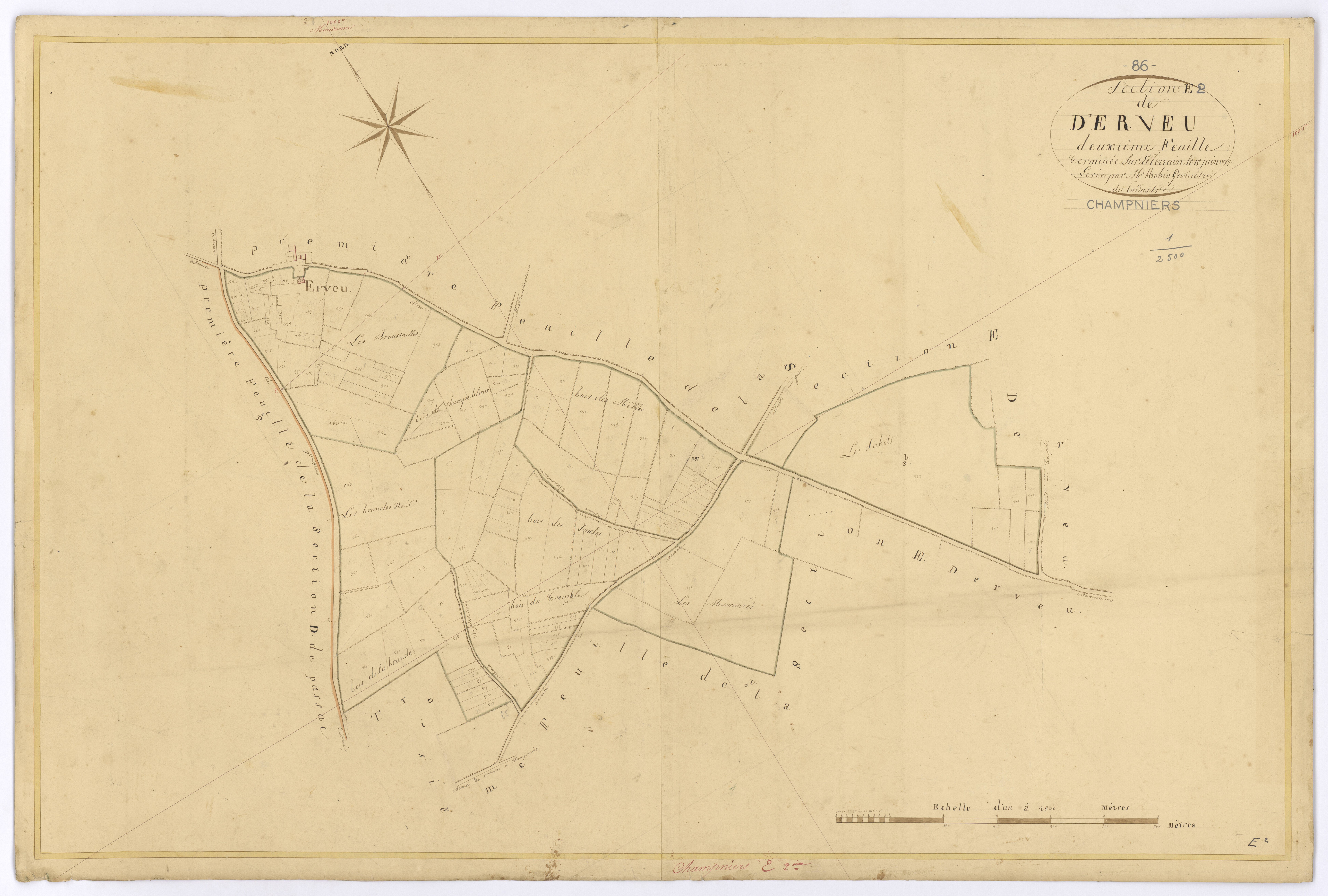 Champniers - FRAD086_cadastre Plans 