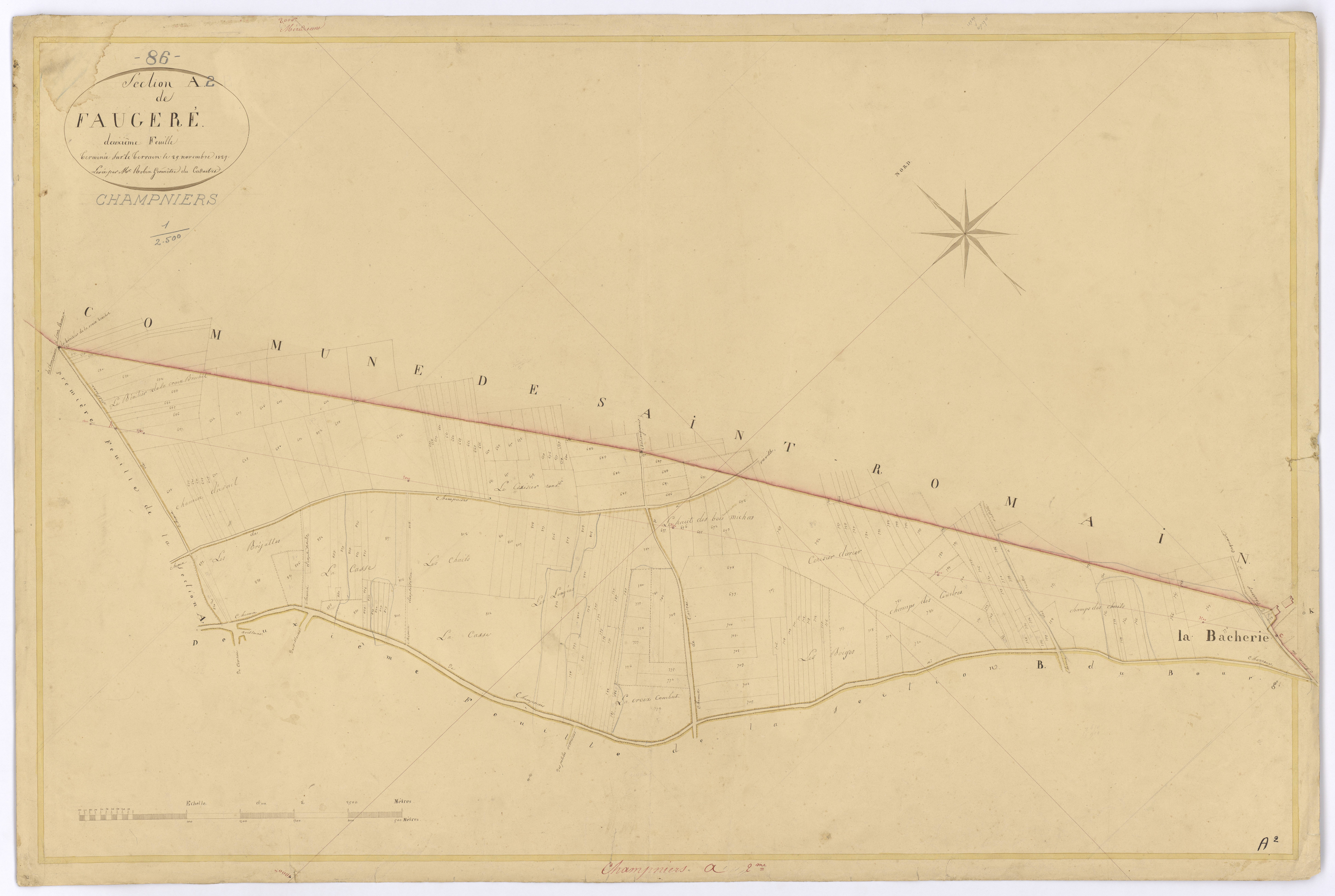 Champniers - FRAD086_cadastre Plans 