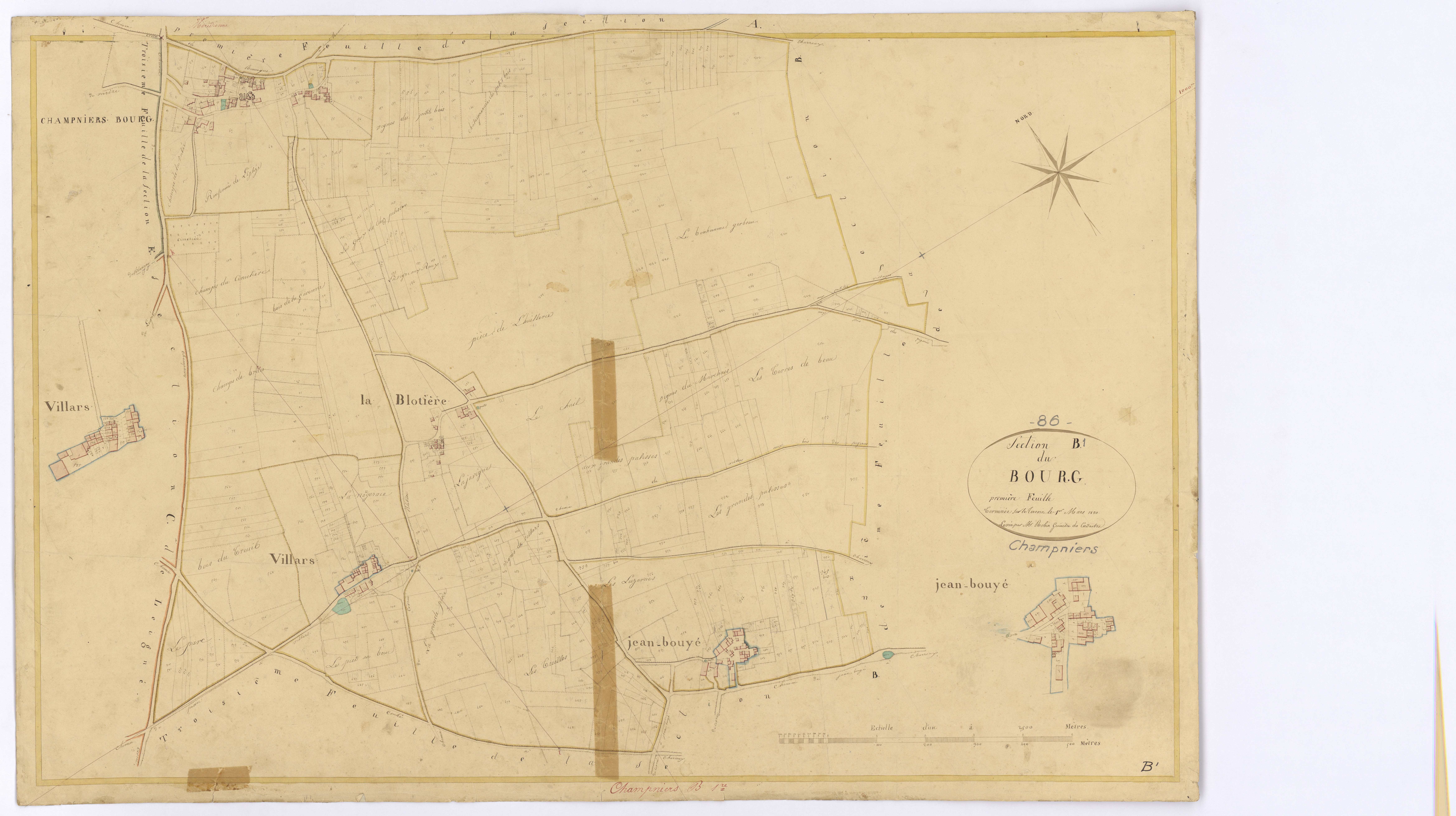 Champniers - FRAD086_cadastre Plans 