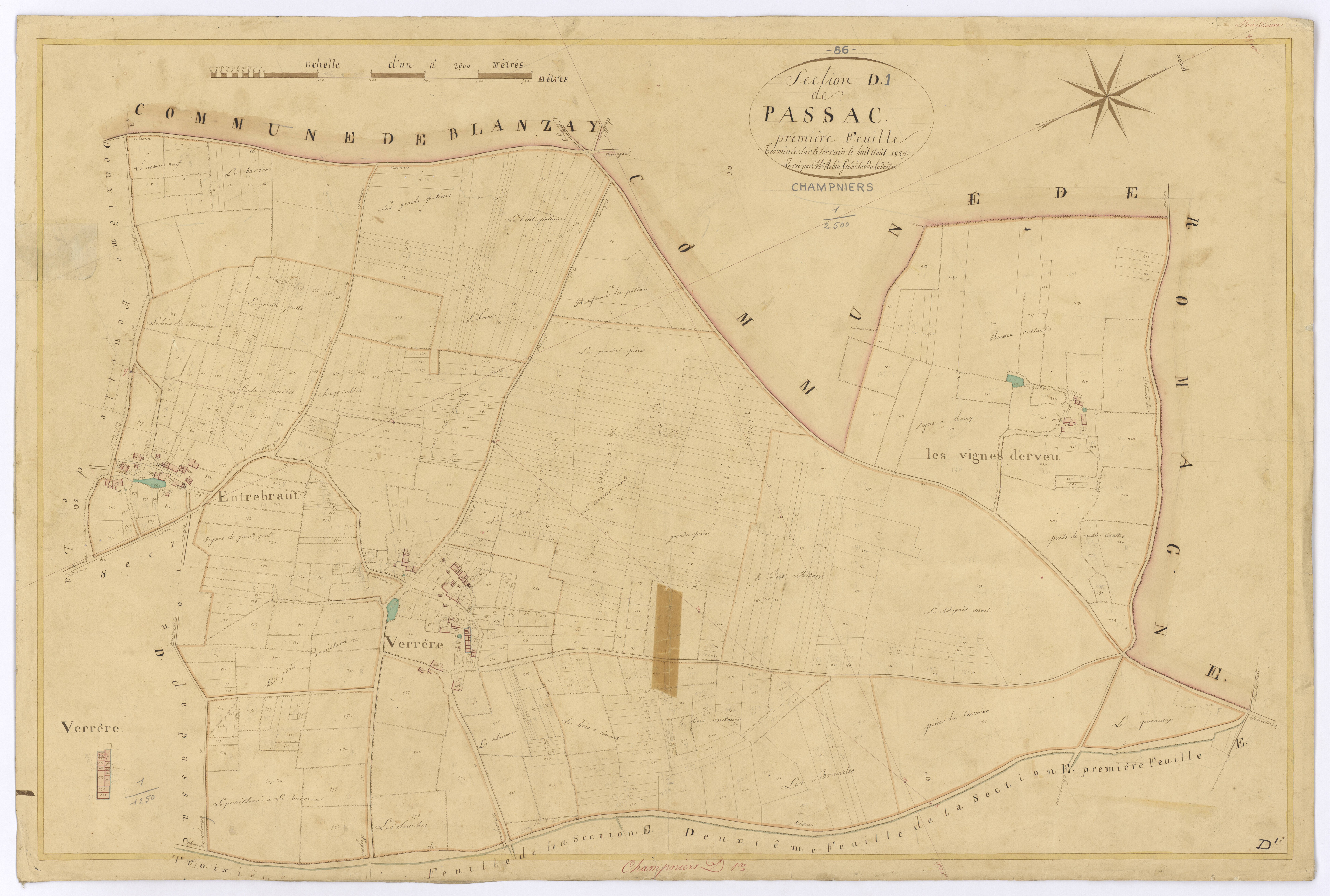 Champniers - FRAD086_cadastre Plans 