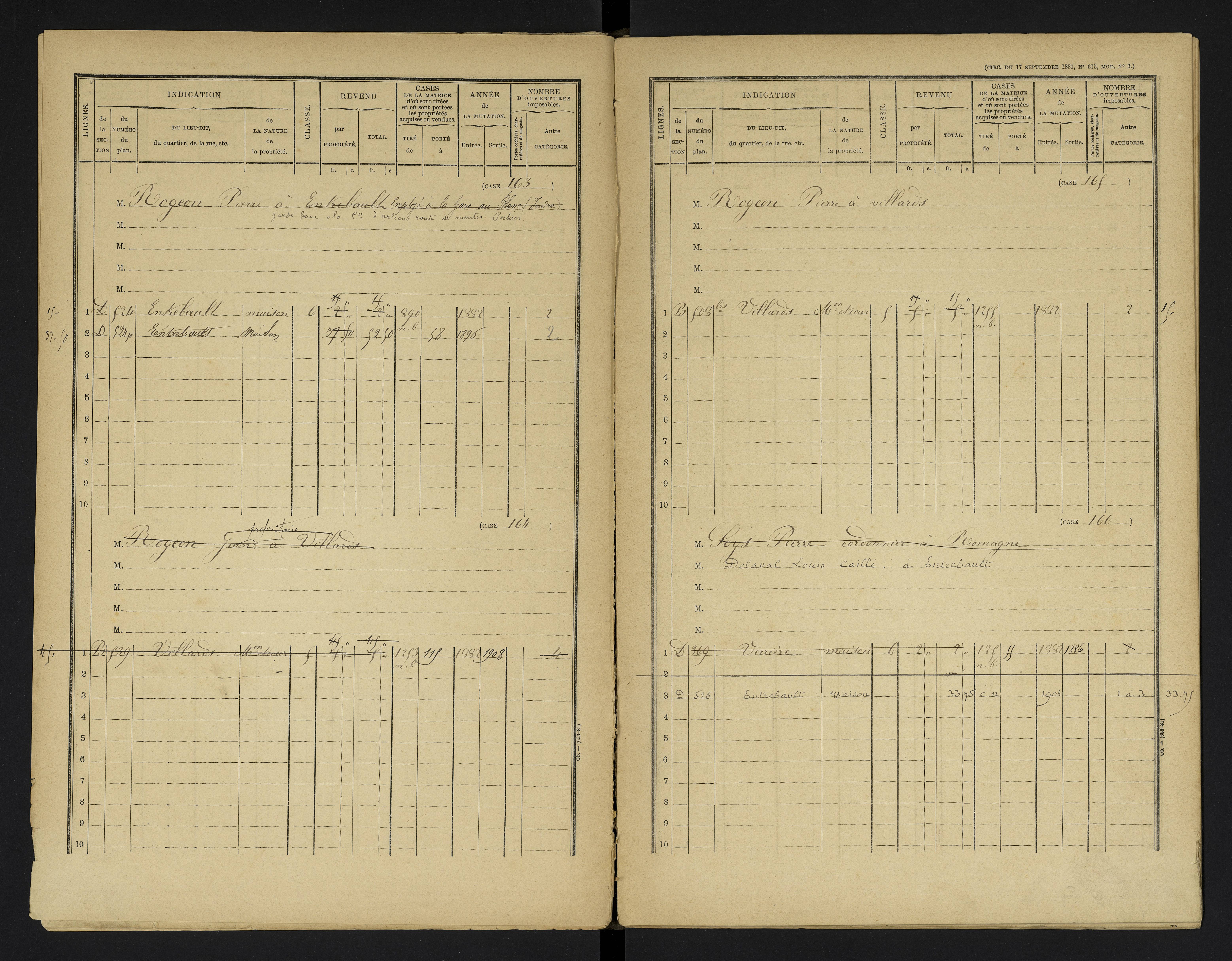 Champniers - FRAD086_cadastre Cases 1-271 