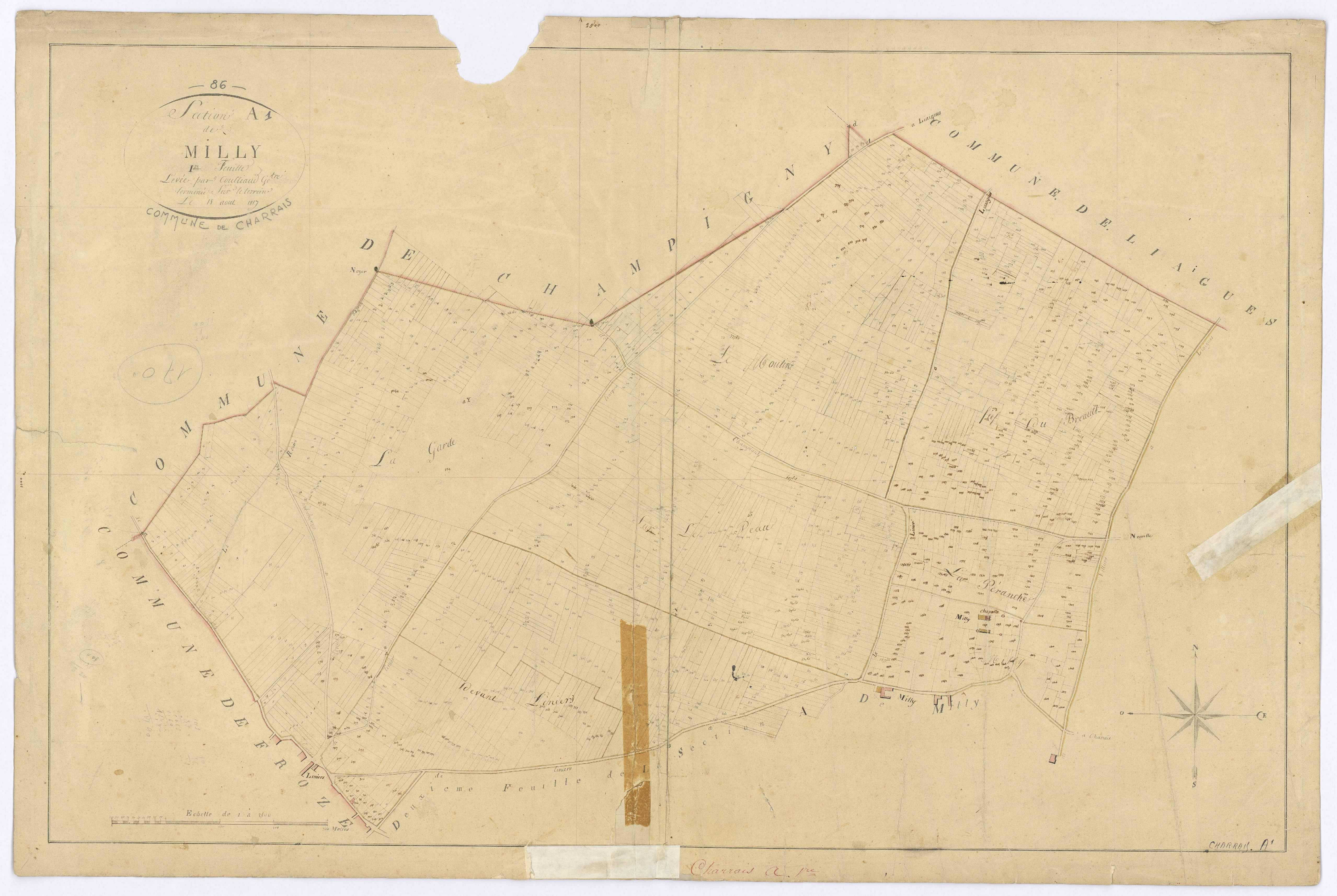 Charrais - FRAD086_cadastre Plans 