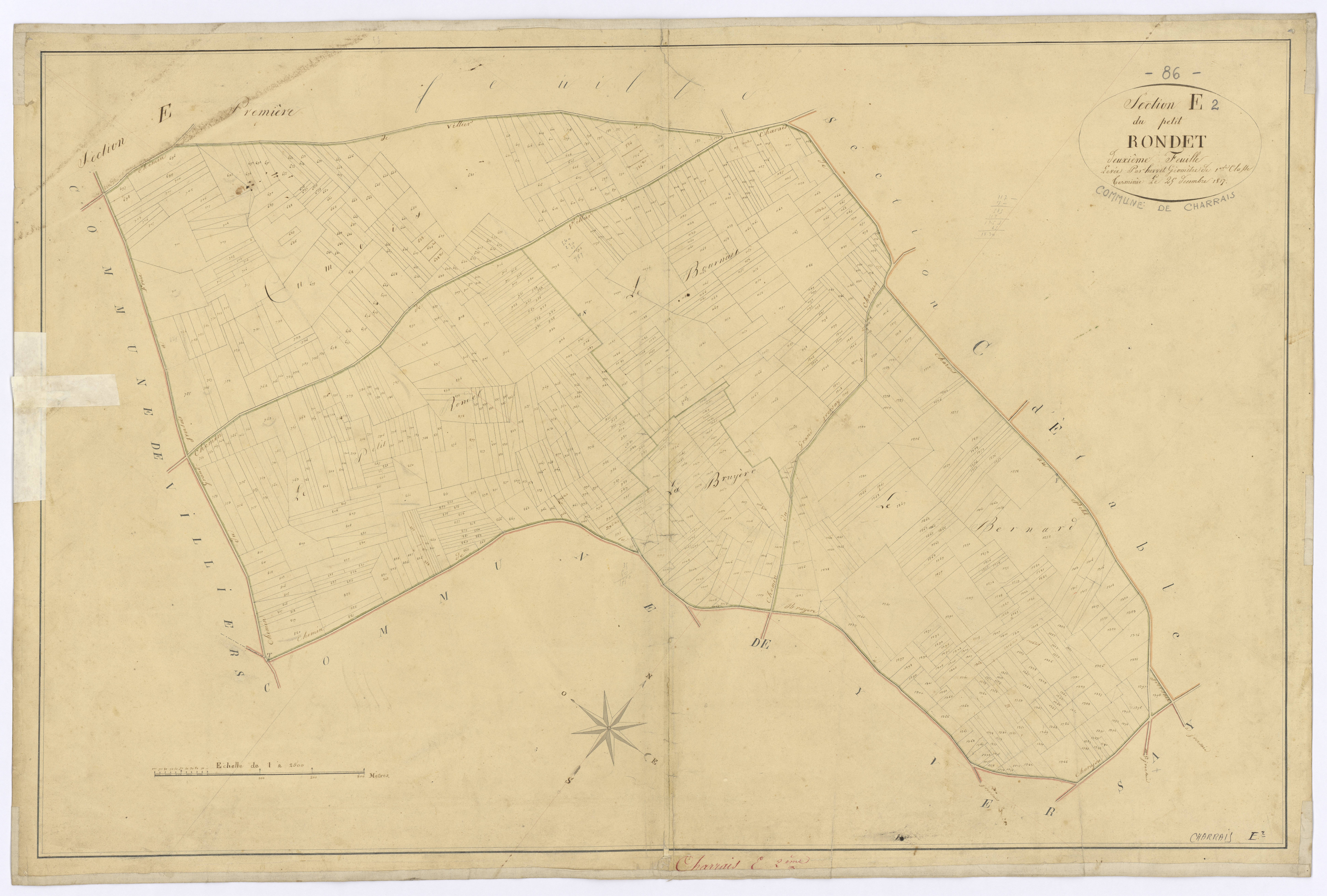 Charrais - FRAD086_cadastre Plans 