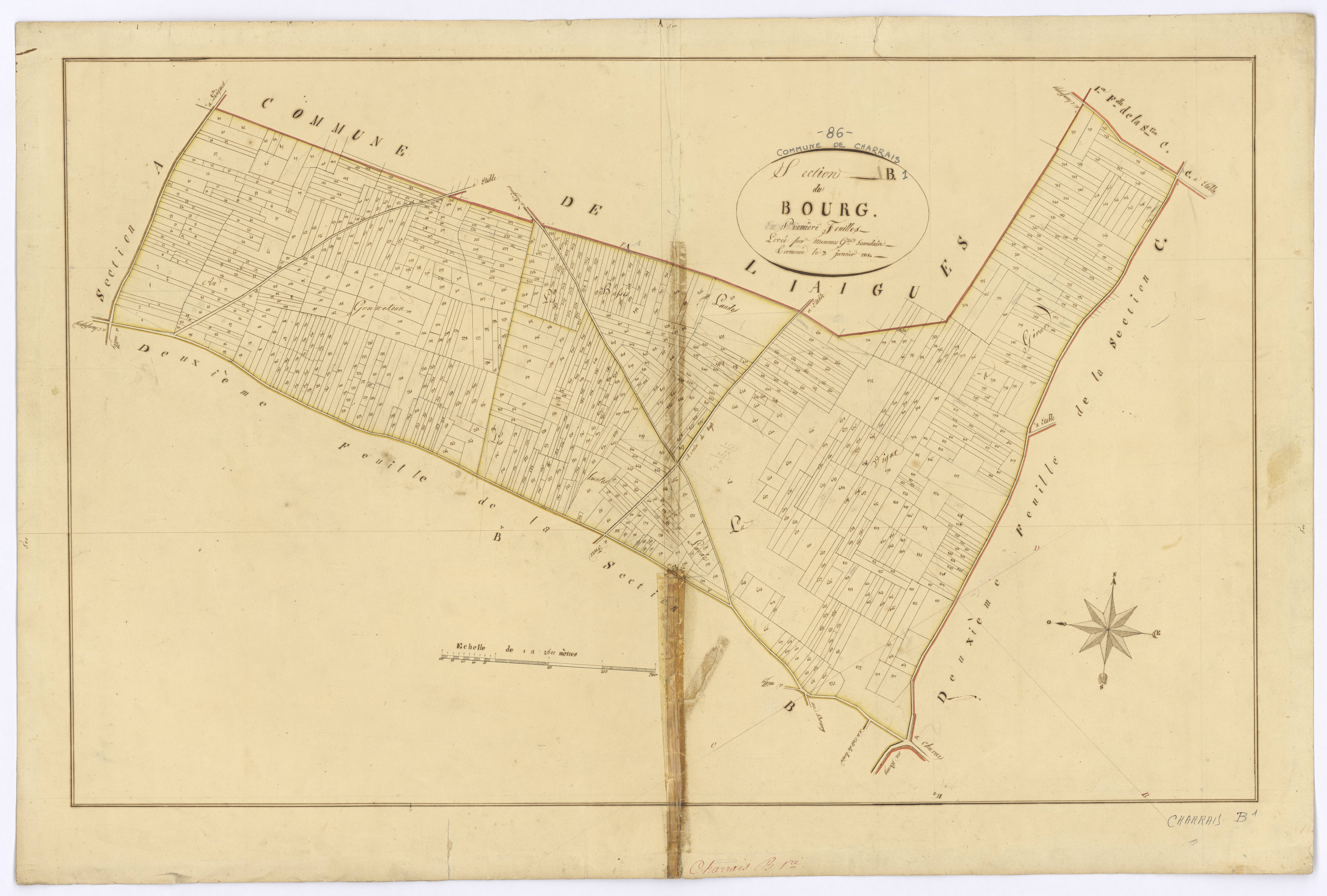 Charrais - FRAD086_cadastre Plans 