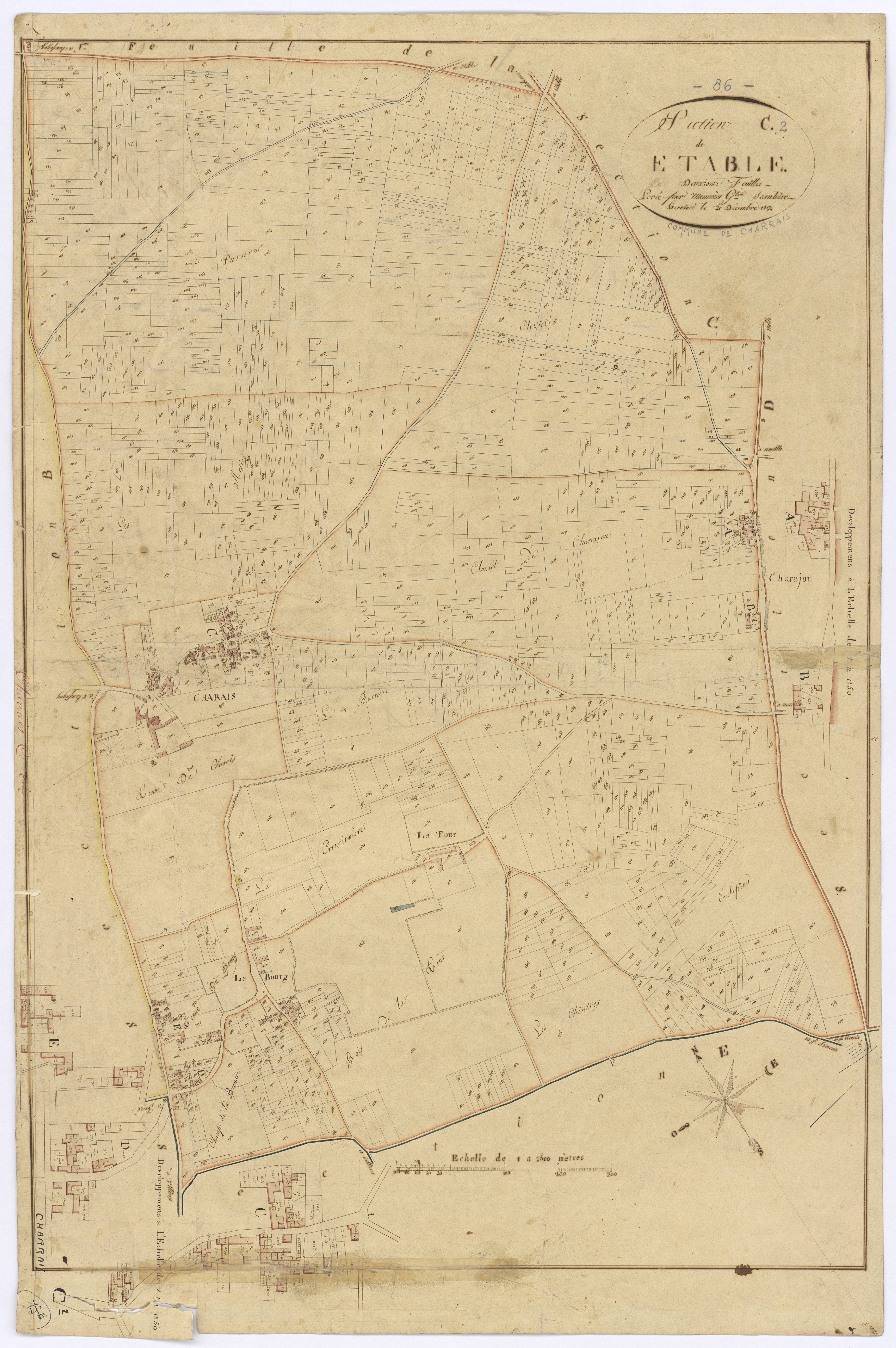 Charrais - FRAD086_cadastre Plans 