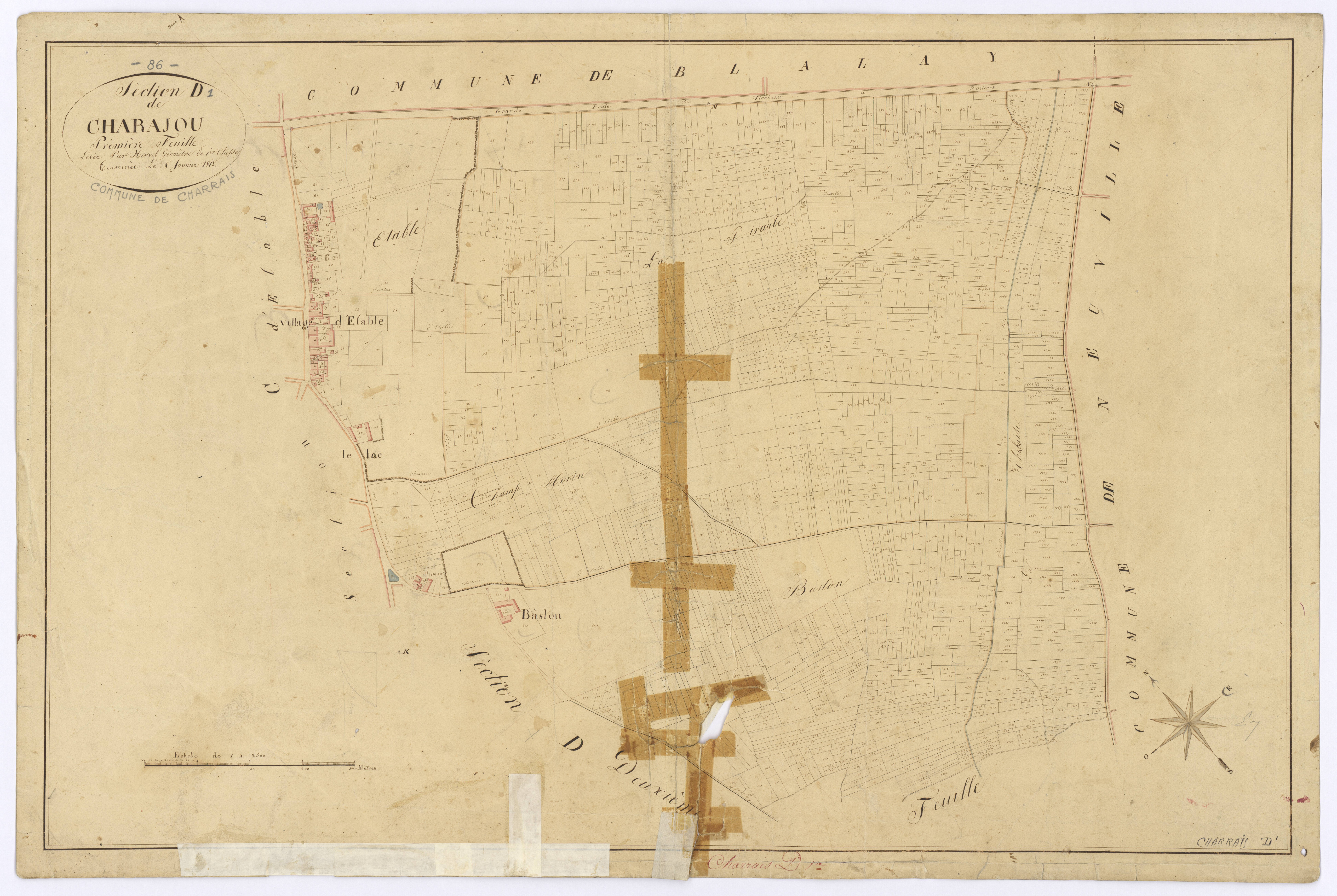 Charrais - FRAD086_cadastre Plans 