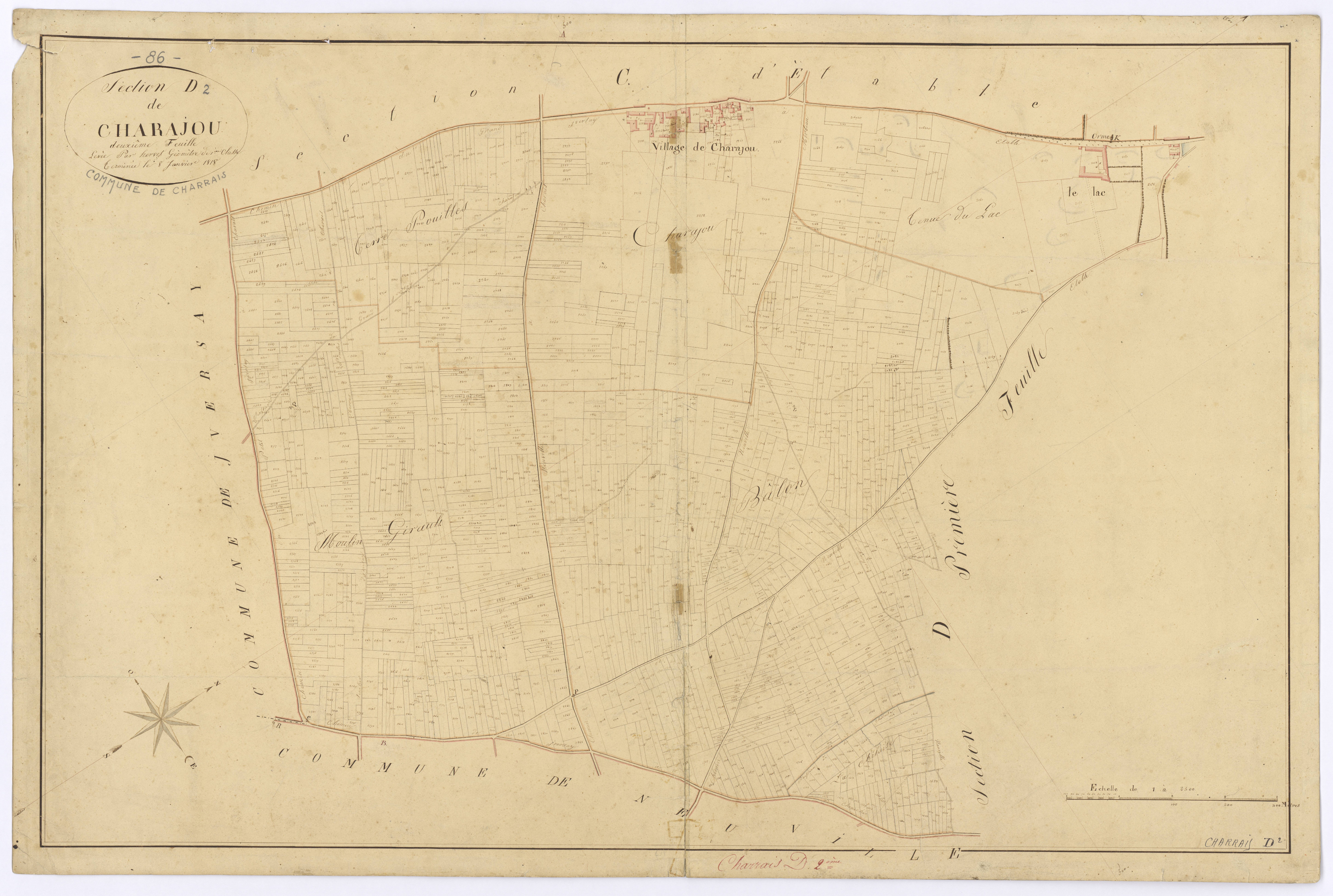 Charrais - FRAD086_cadastre Plans 