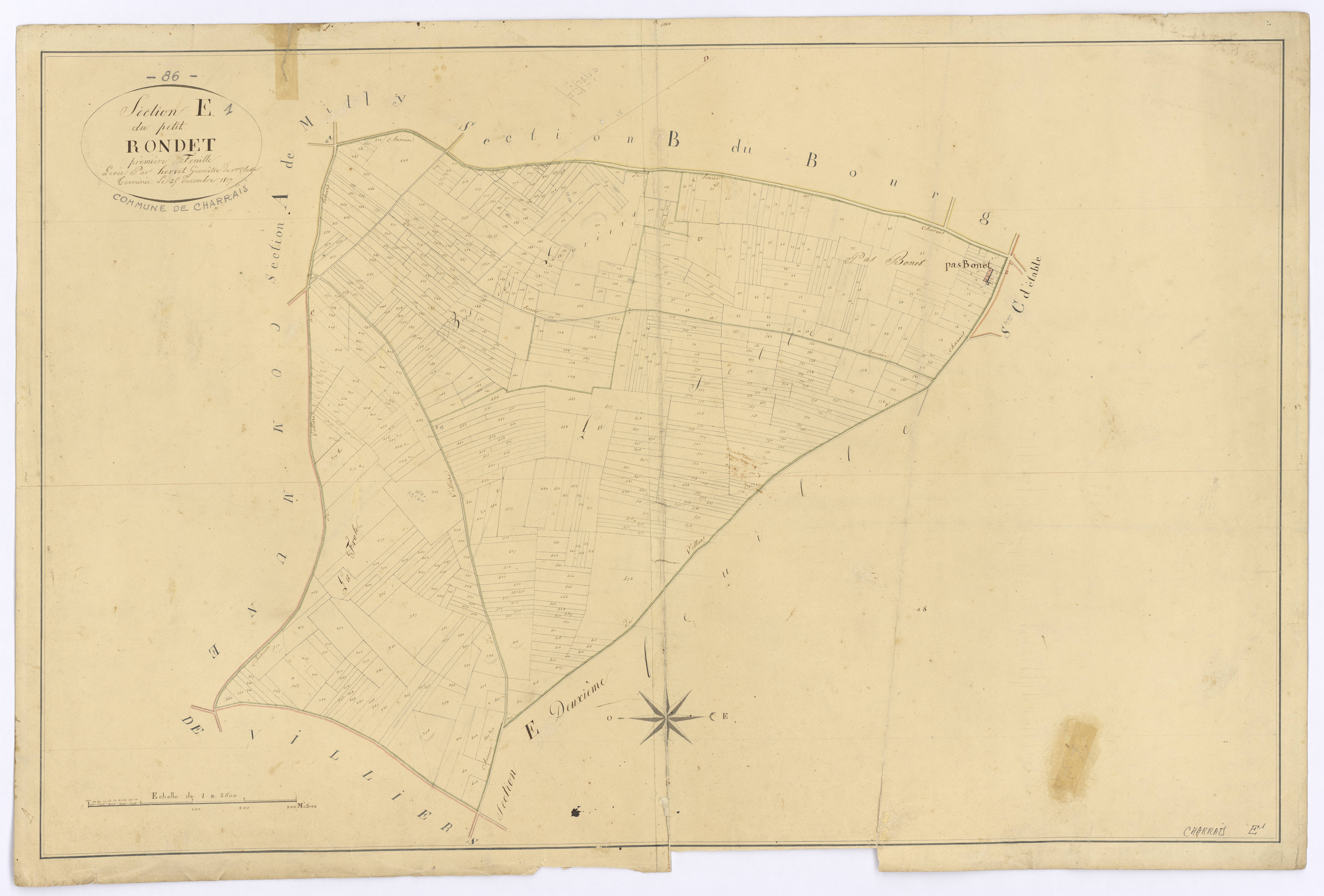 Charrais - FRAD086_cadastre Plans 