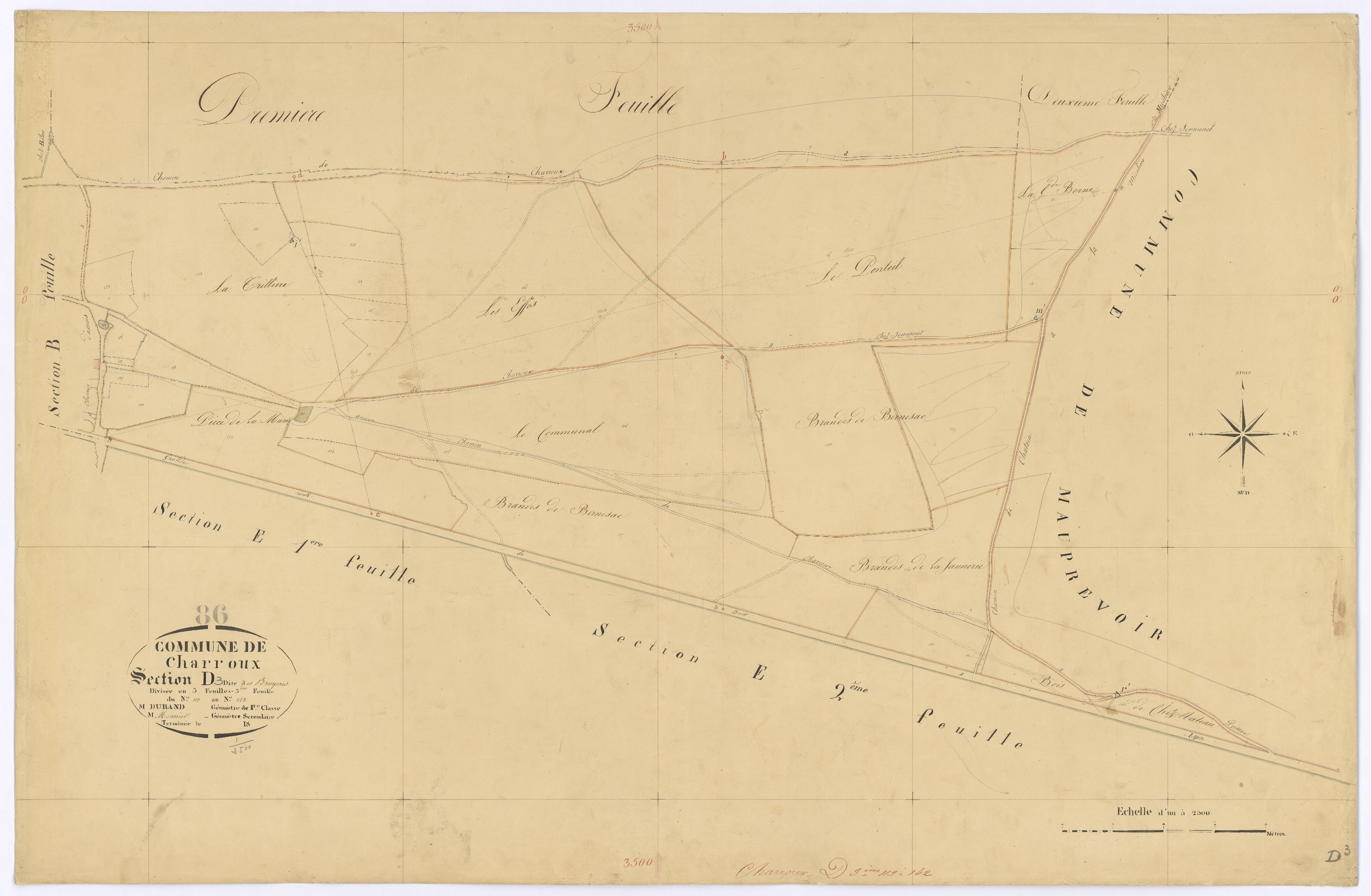 Charroux - FRAD086_cadastre Plans 